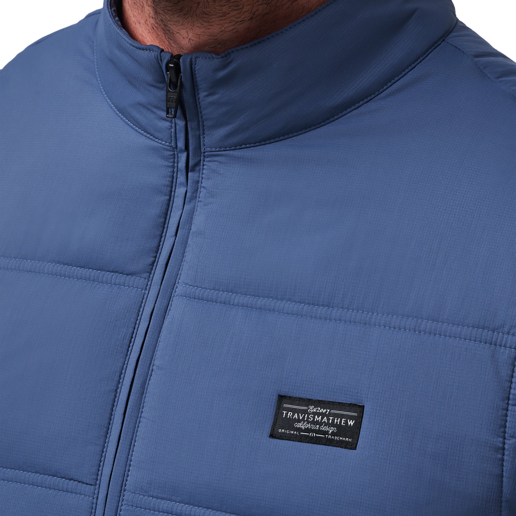 TravisMathew Palisades Puffer Vest Navy