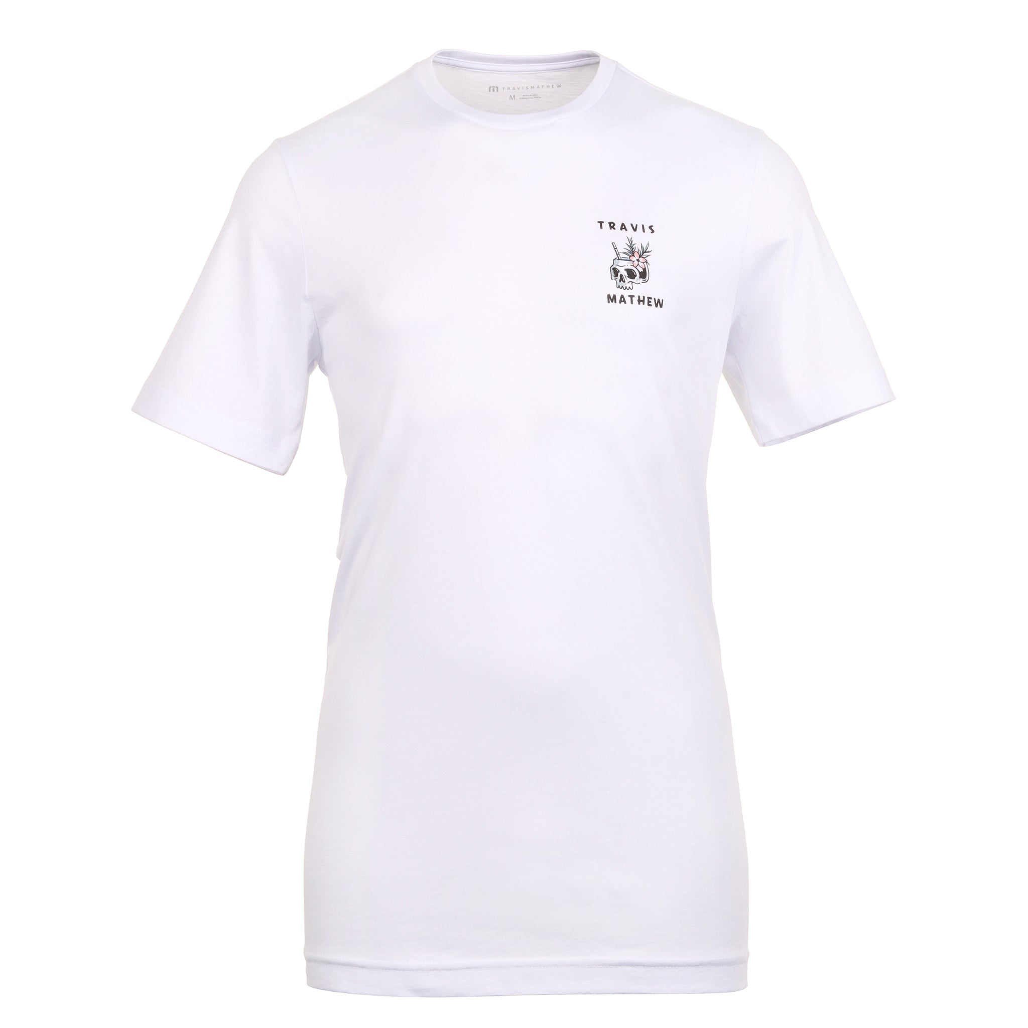 TravisMathew Pineapple Drinks Tee Shirt 1MAA078 White | Function18