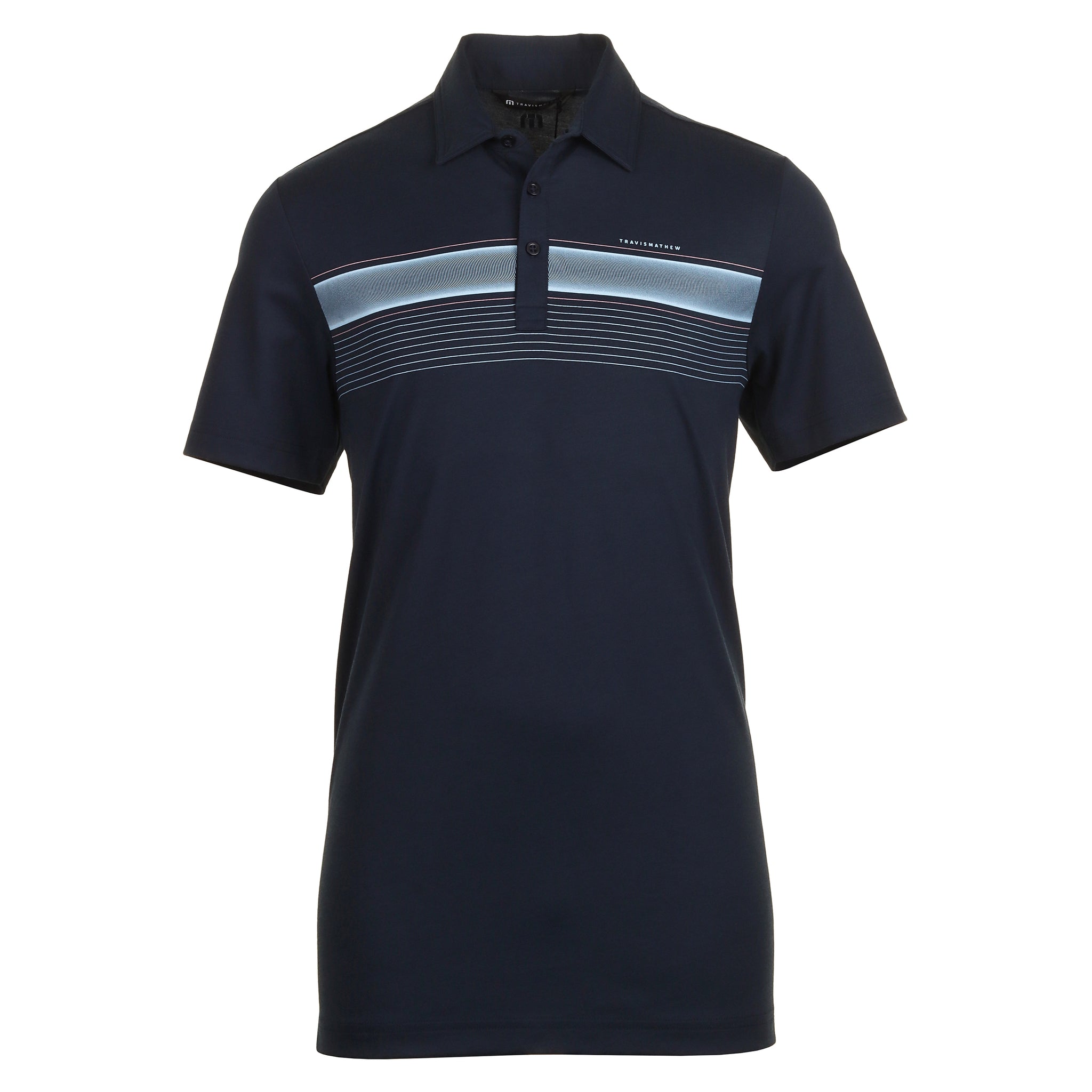 TravisMathew State Of The Art Polo Shirt 1MAA048 Total Eclipse 4TOS ...