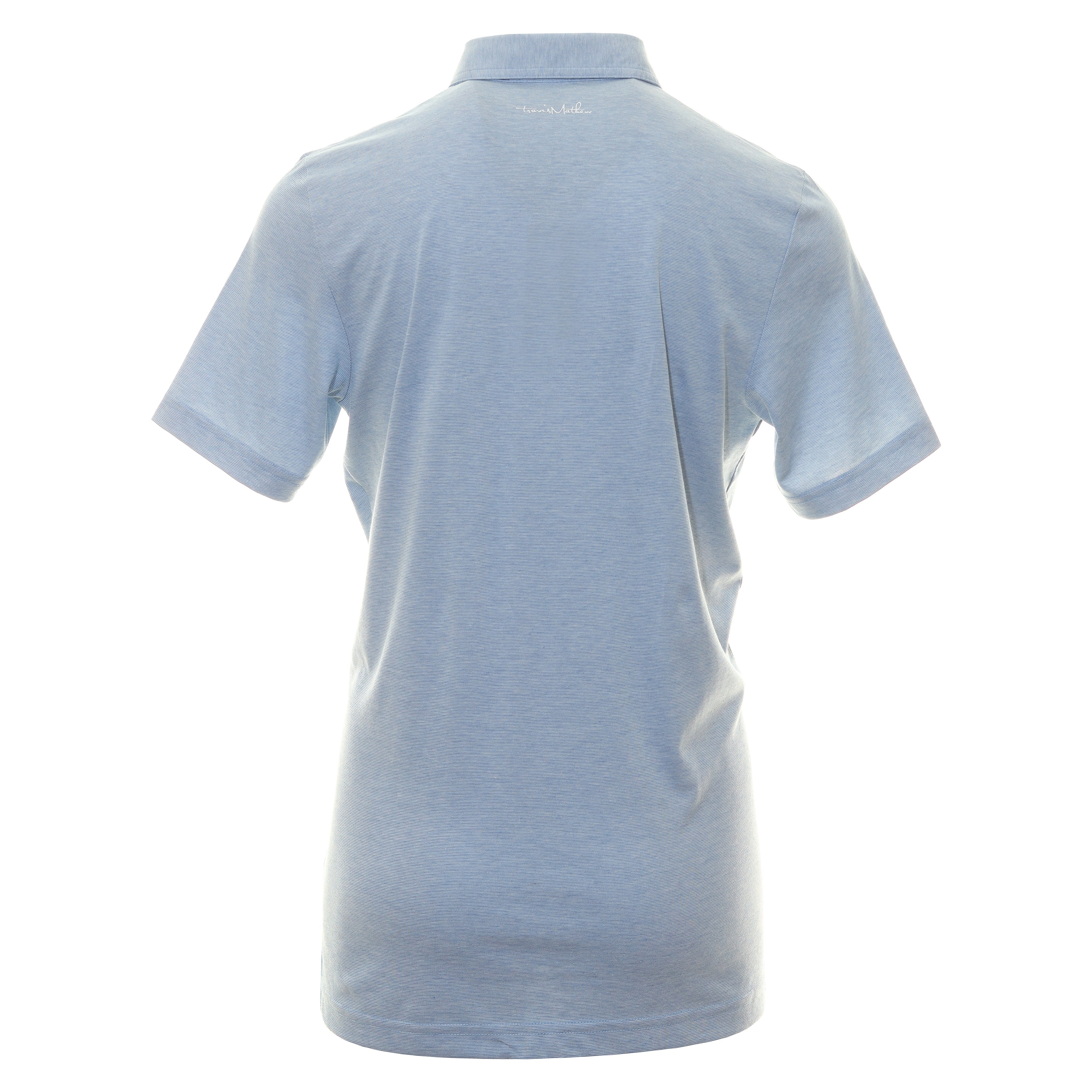 TravisMathew Zinna Polo Shirt 1MM211 Heather Light Blue | Function18