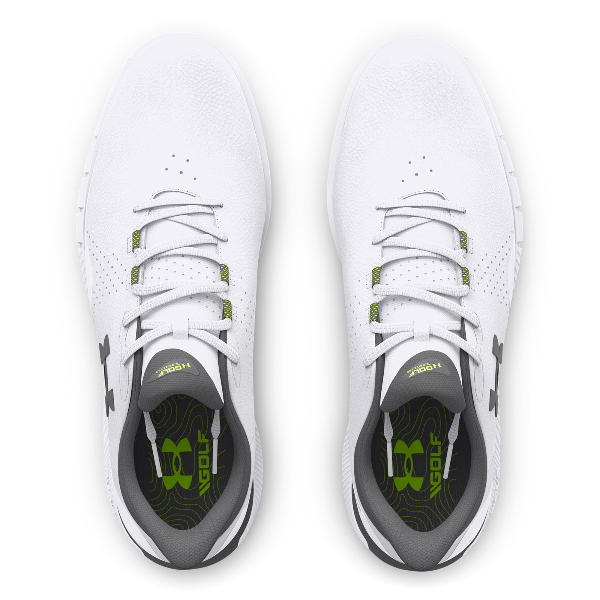 Under Armour Drive Fade SL Golf Shoes White/Titan Grey 100