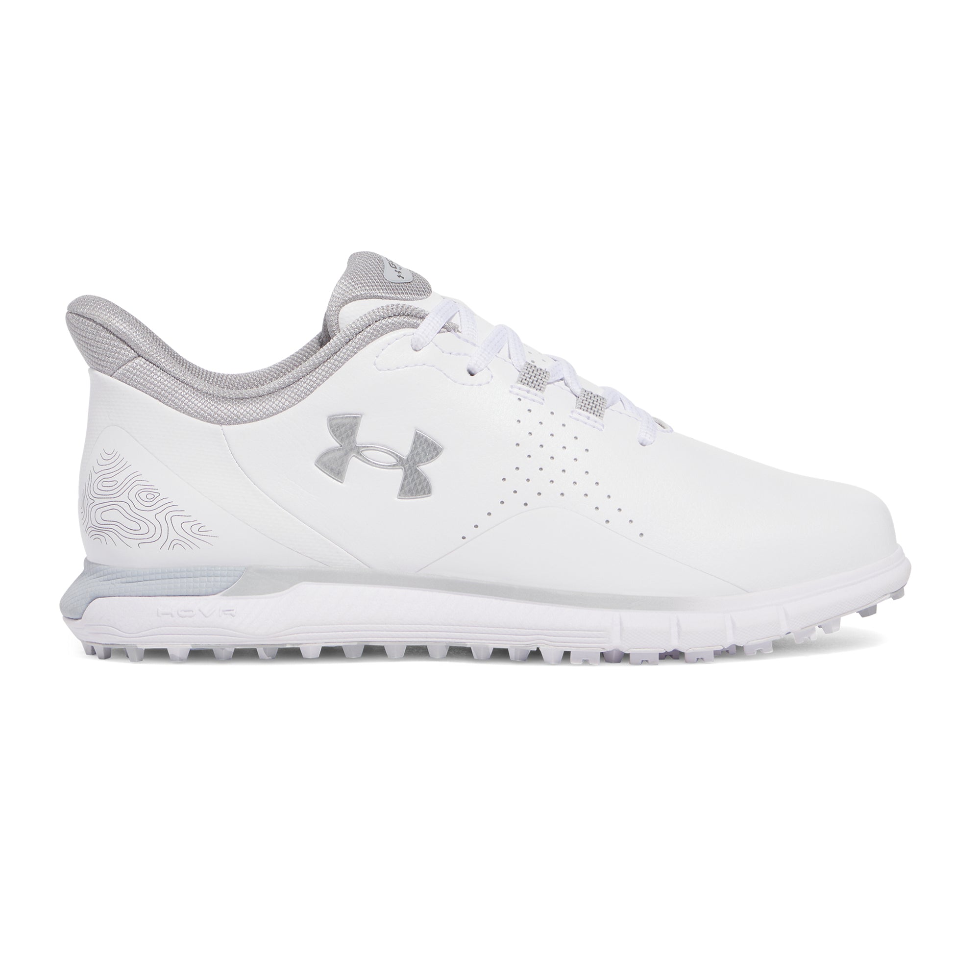 Under Armour Drive Fade SL Golf Shoes White/Metallic Silver 102