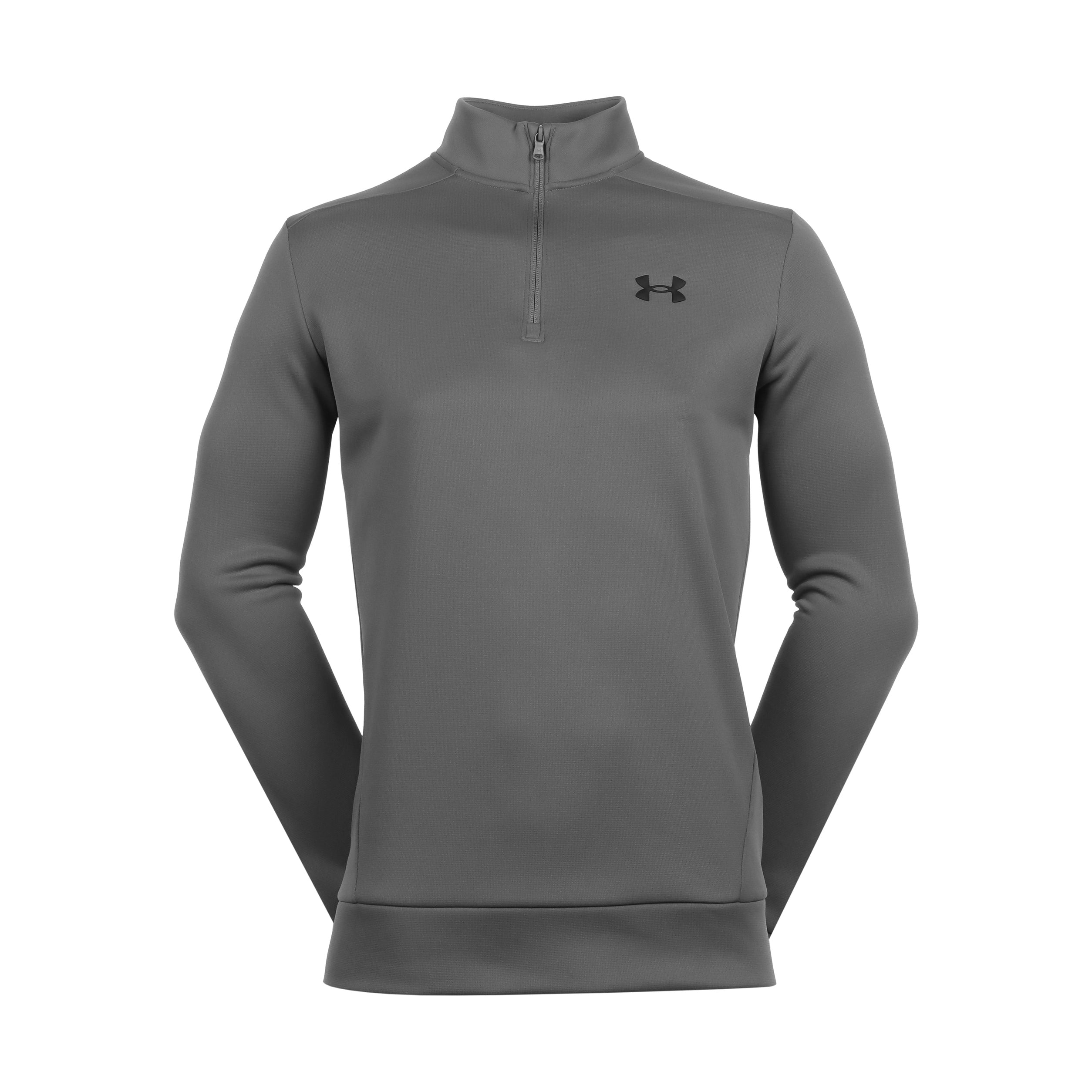 Under Armour Golf Armour Fleece 1/4 Zip 1373358 Castlerock Black 025 ...