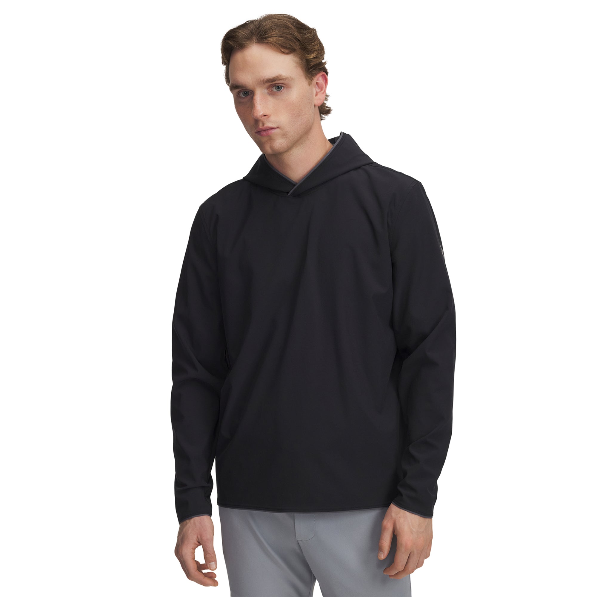 Under Armour Golf Drive Lightweight Hoodie Black Castlerock 001