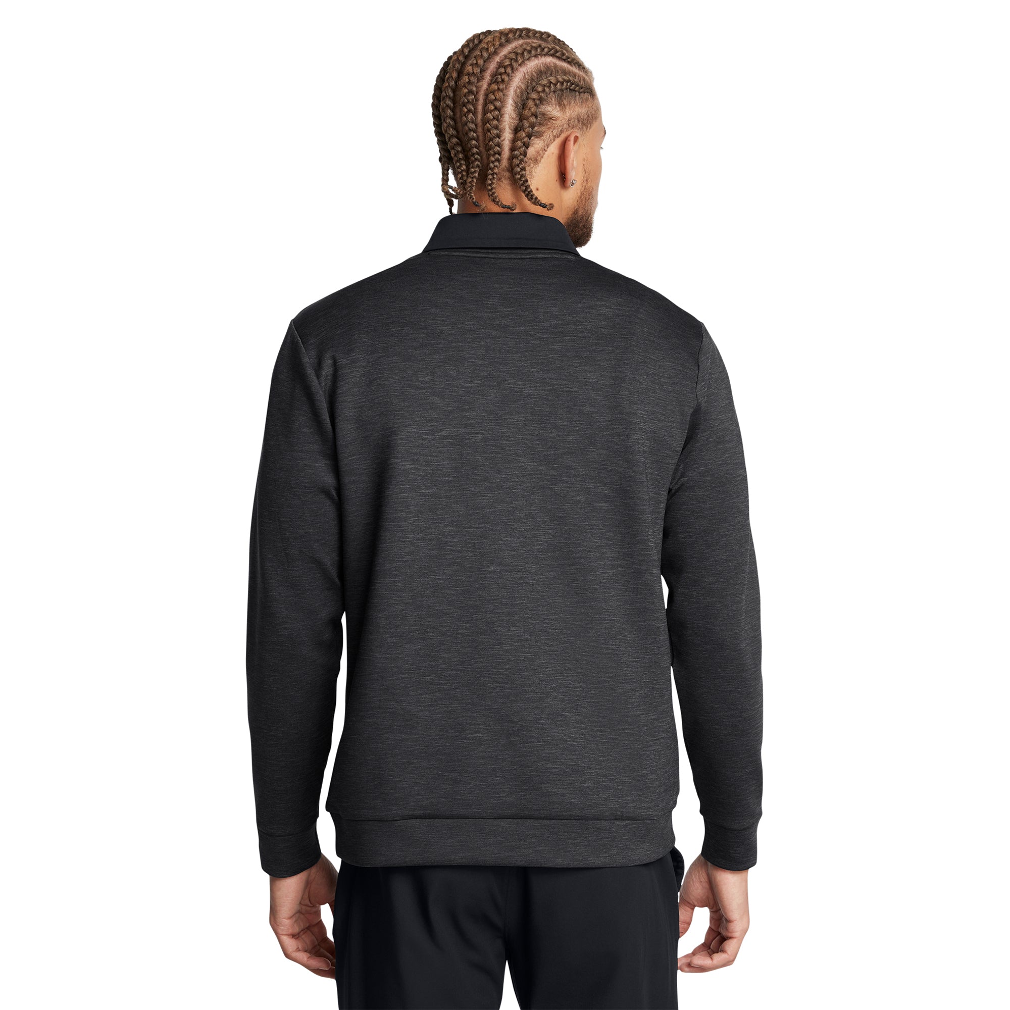 Under Armour Golf Drive Midlayer Crew Neck Black 001