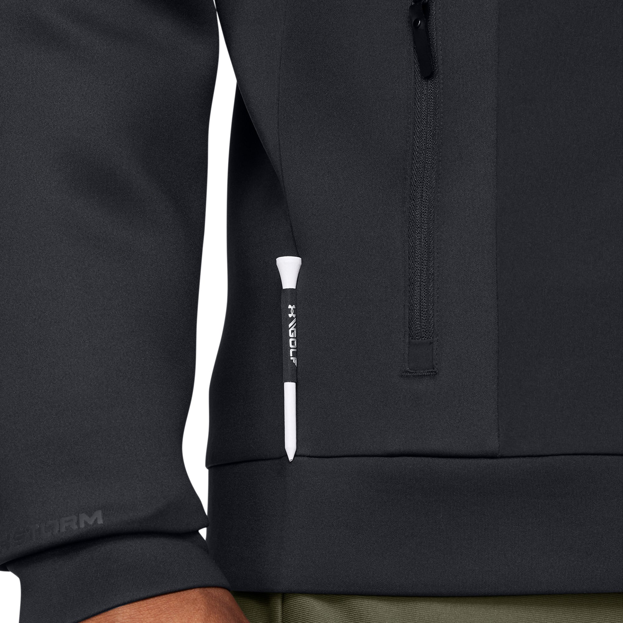 Under Armour Golf Drive Pro Storm Hybrid Full Zip Black 001