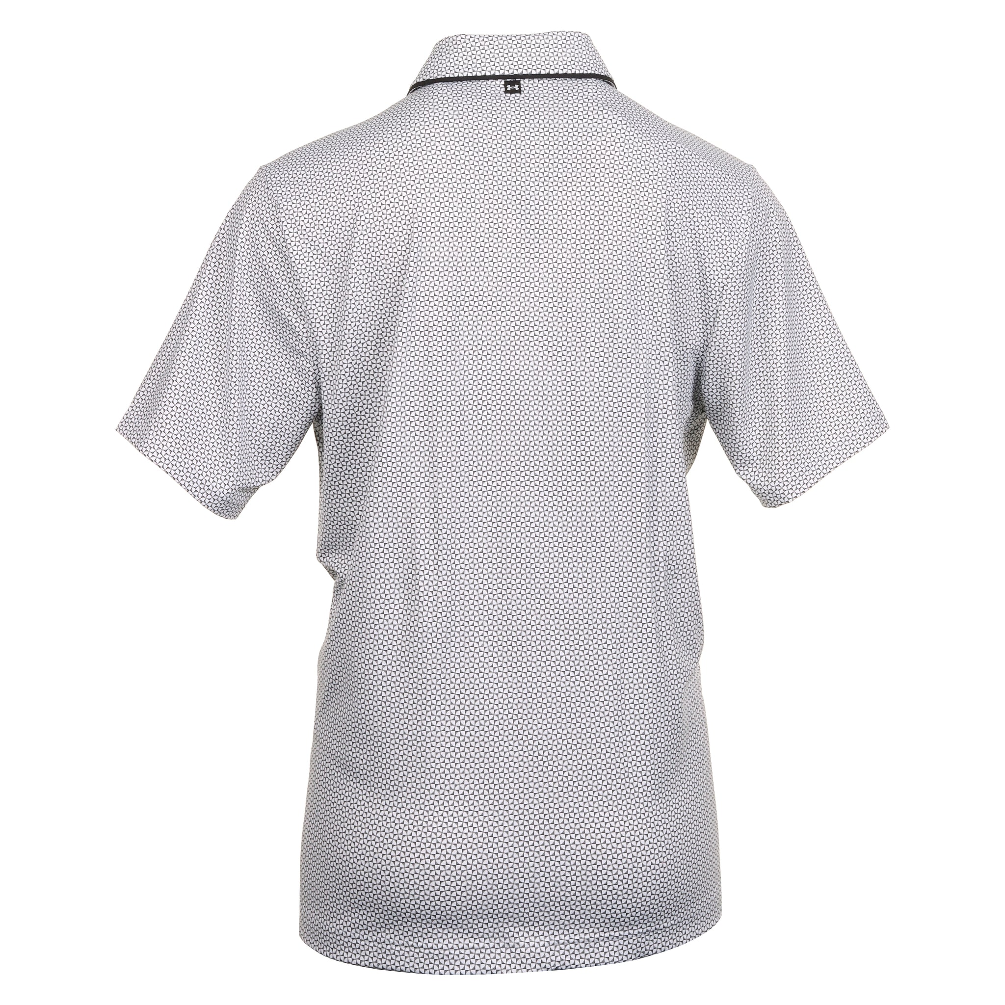 Under Armour Golf Iso-Chill Verge Shirt 1377366 White Halo Grey Black 102