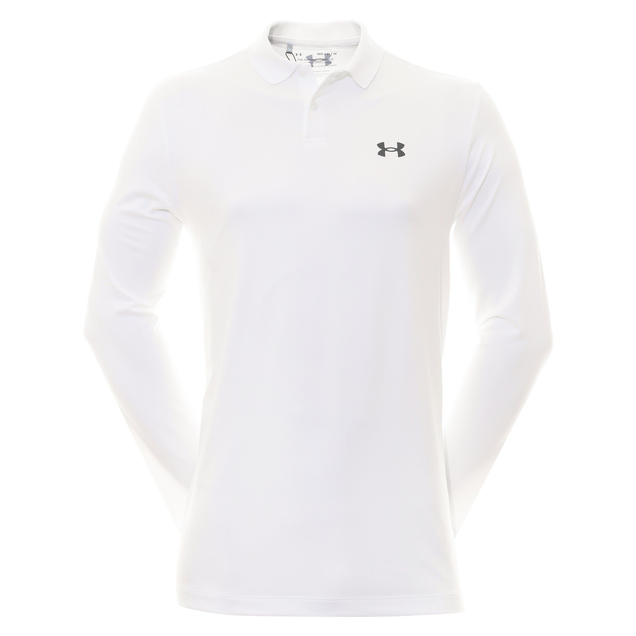 Under Armour Golf Performance 3.0 LS Shirt 1379728 White 100
