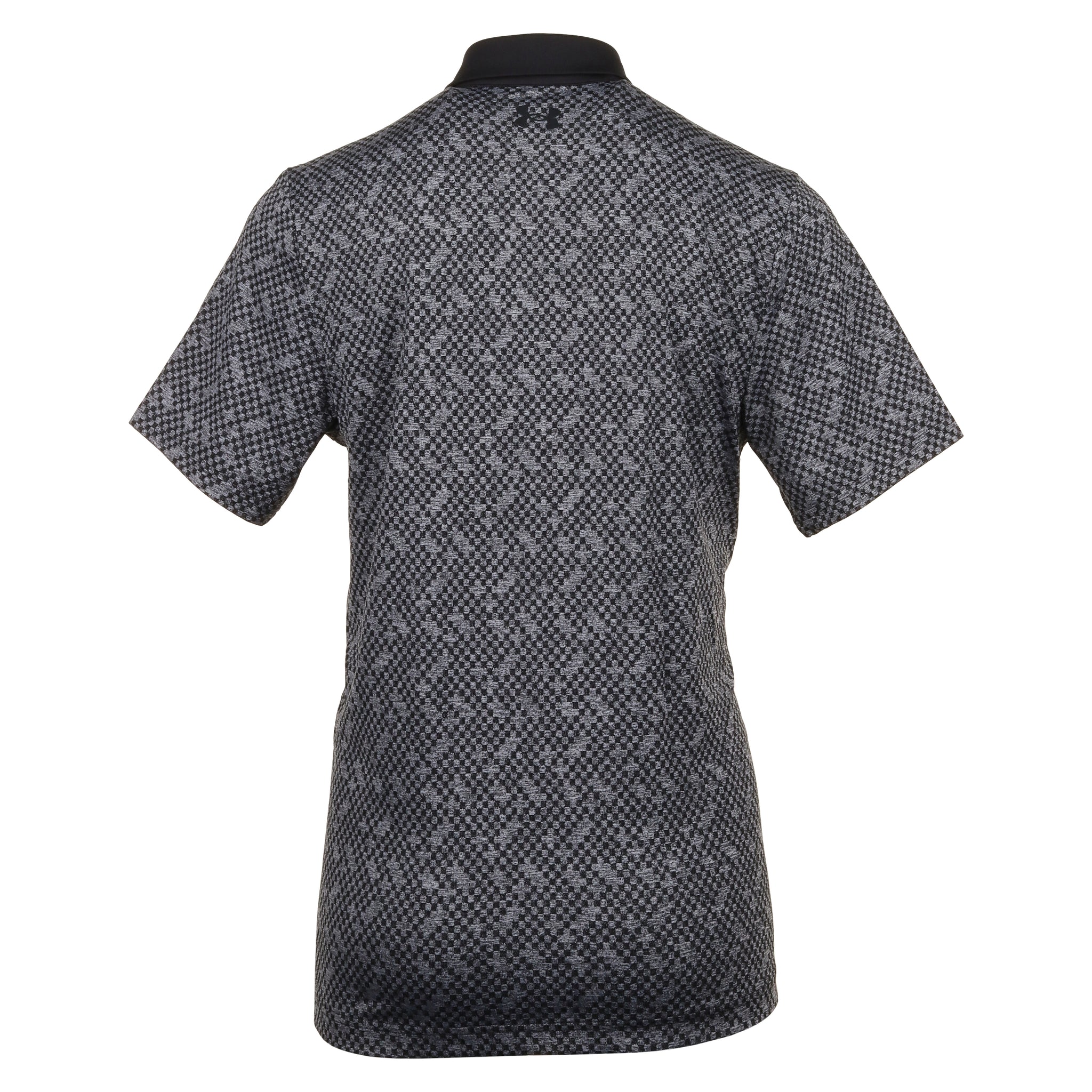 Under Armour Golf Playoff 3.0 Check Jacquard Shirt Black 001