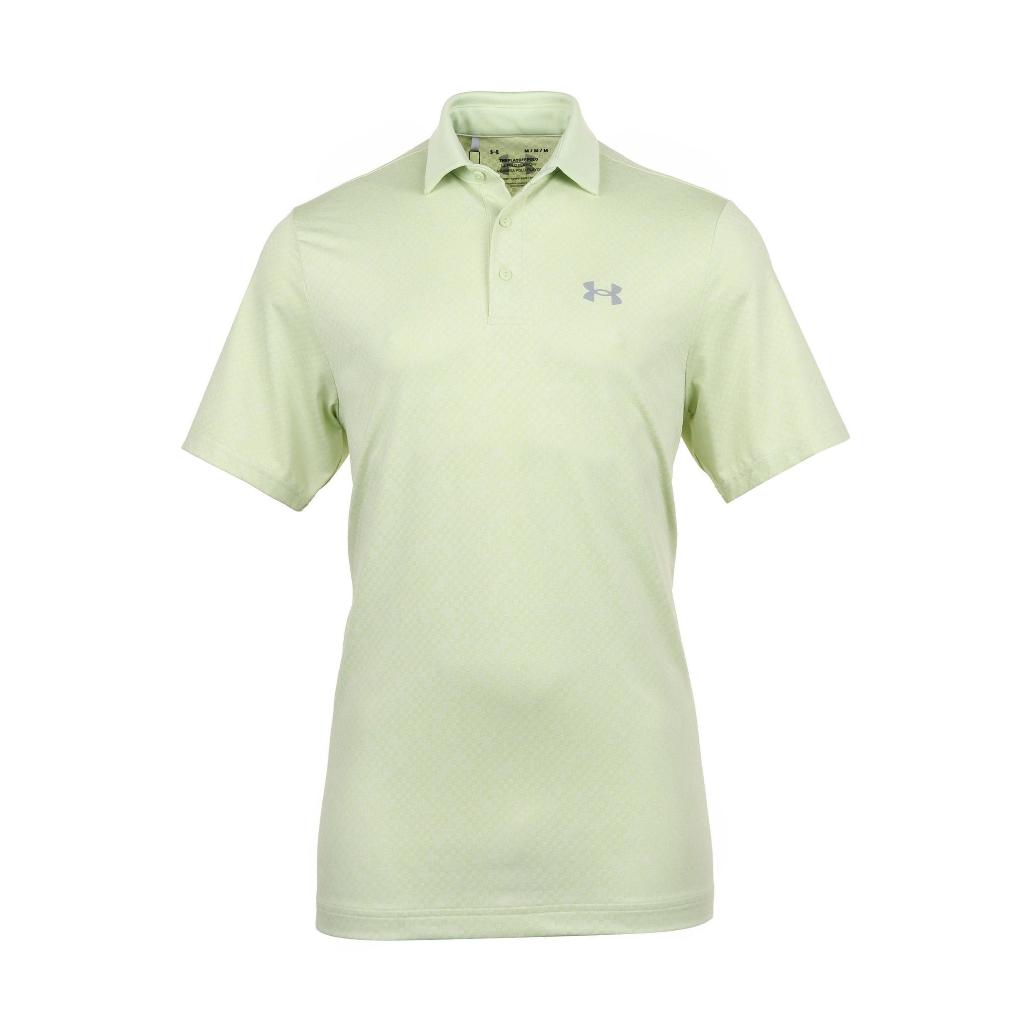 Under Armour Golf Playoff 3.0 Check Jacquard Shirt Retro Green 383