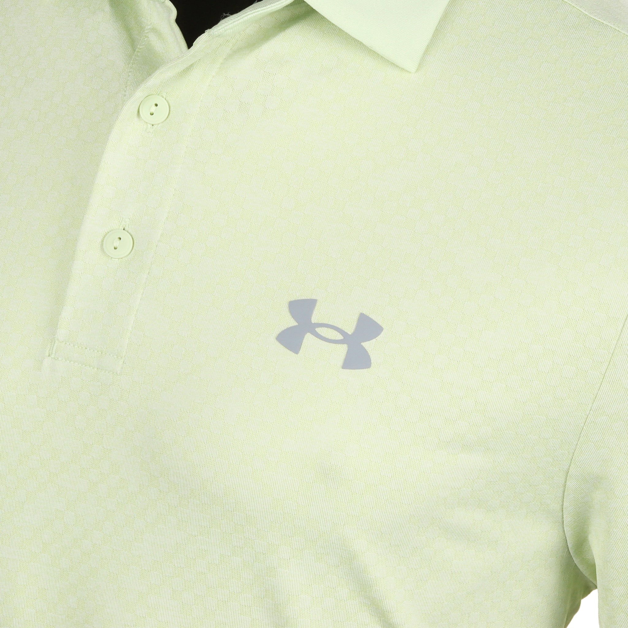 Under Armour Golf Playoff 3.0 Check Jacquard Shirt Retro Green 383