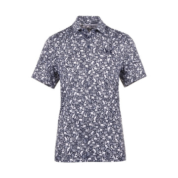 Under Armour Golf Playoff 3.0 Printed Shirt Midnight Navy 416