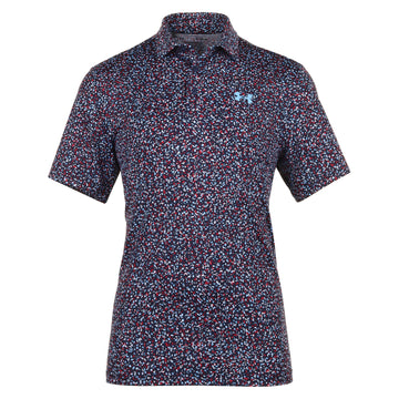 Under Armour Golf Playoff 3.0 Printed Shirt Midnight Navy/Horizon Blue 420