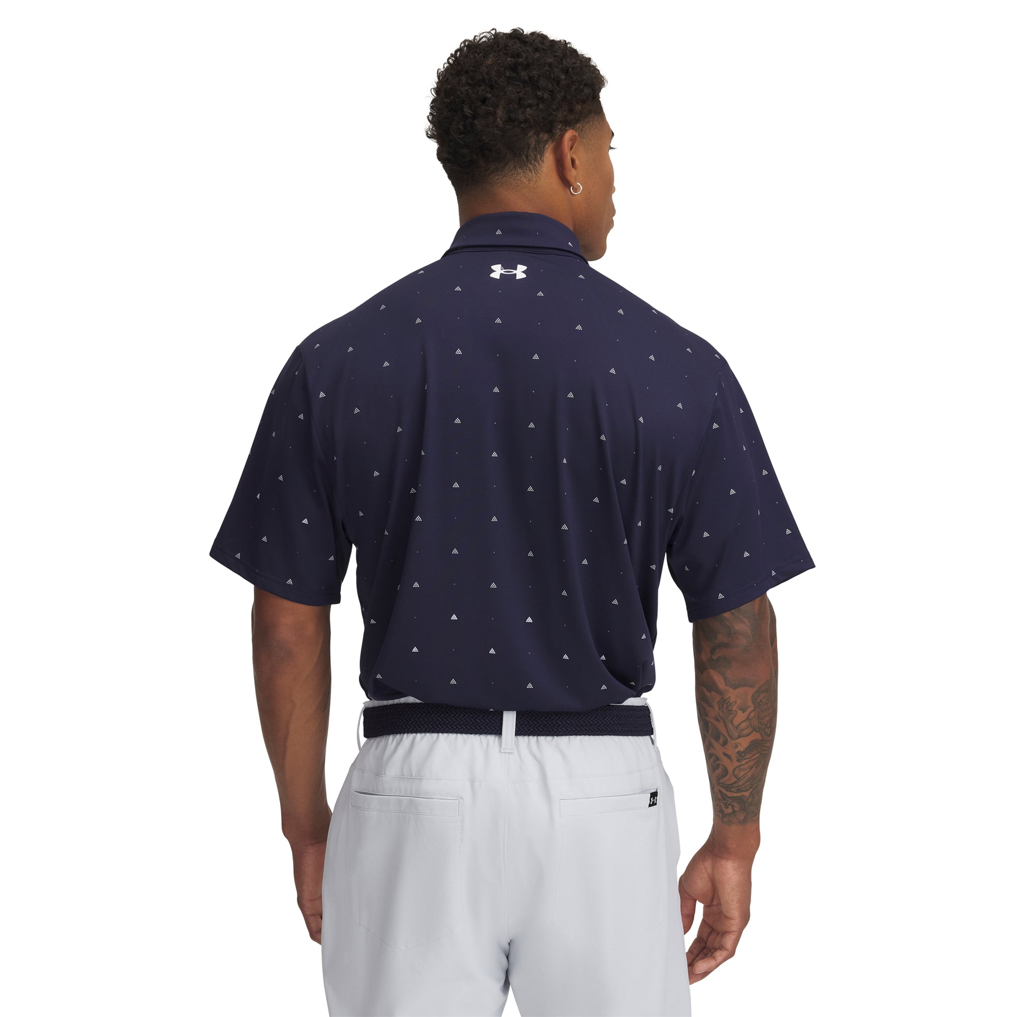 Under Armour Golf Playoff 3.0 Printed Shirt Midnight Navy/White 421