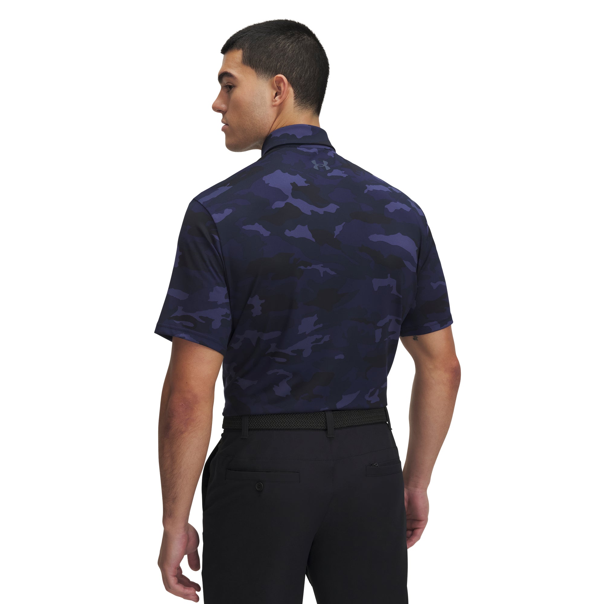 Under Armour Golf Playoff 3.0 Printed Shirt Midnight Navy/Downpour Grey 422