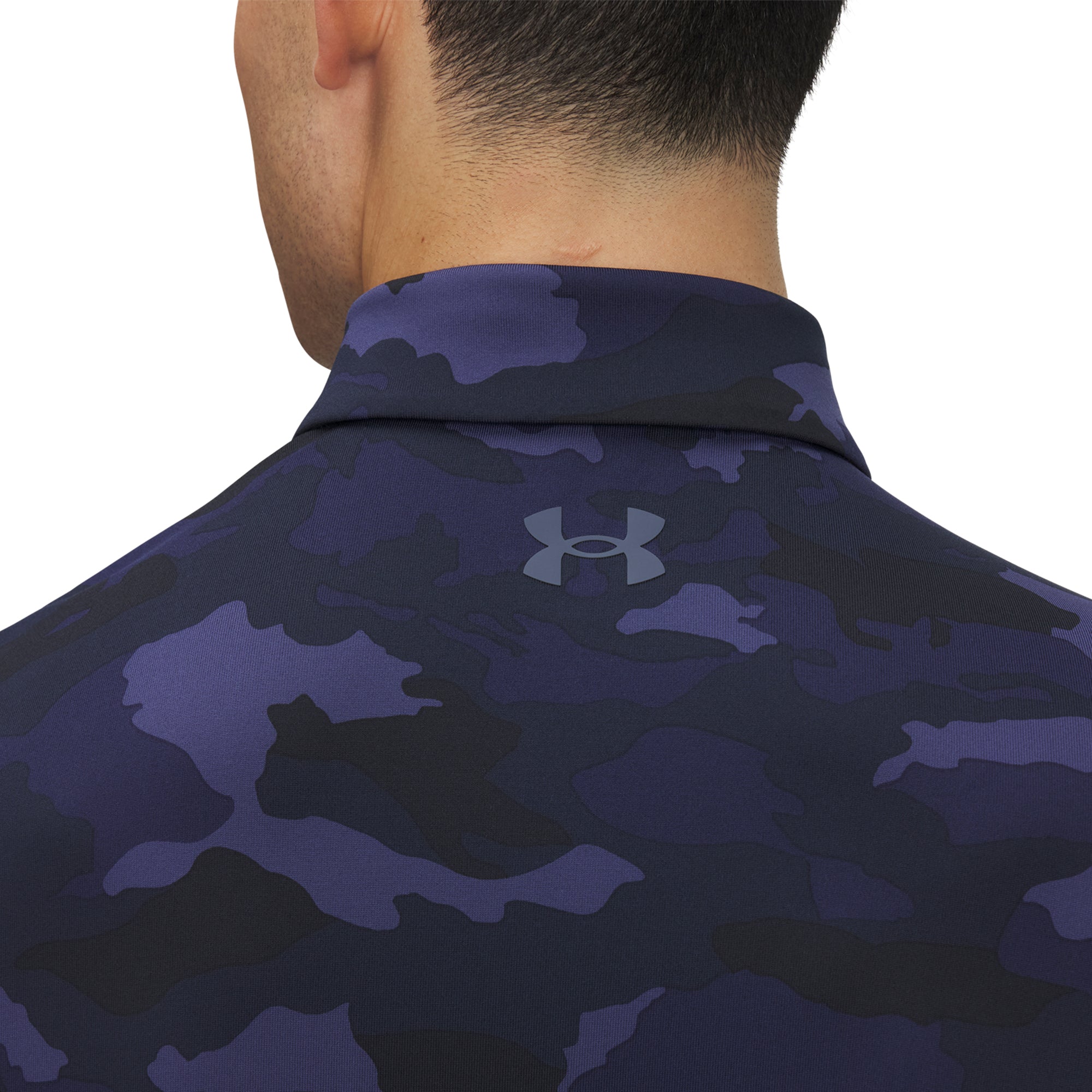 Under Armour Golf Playoff 3.0 Printed Shirt Midnight Navy/Downpour Grey 422