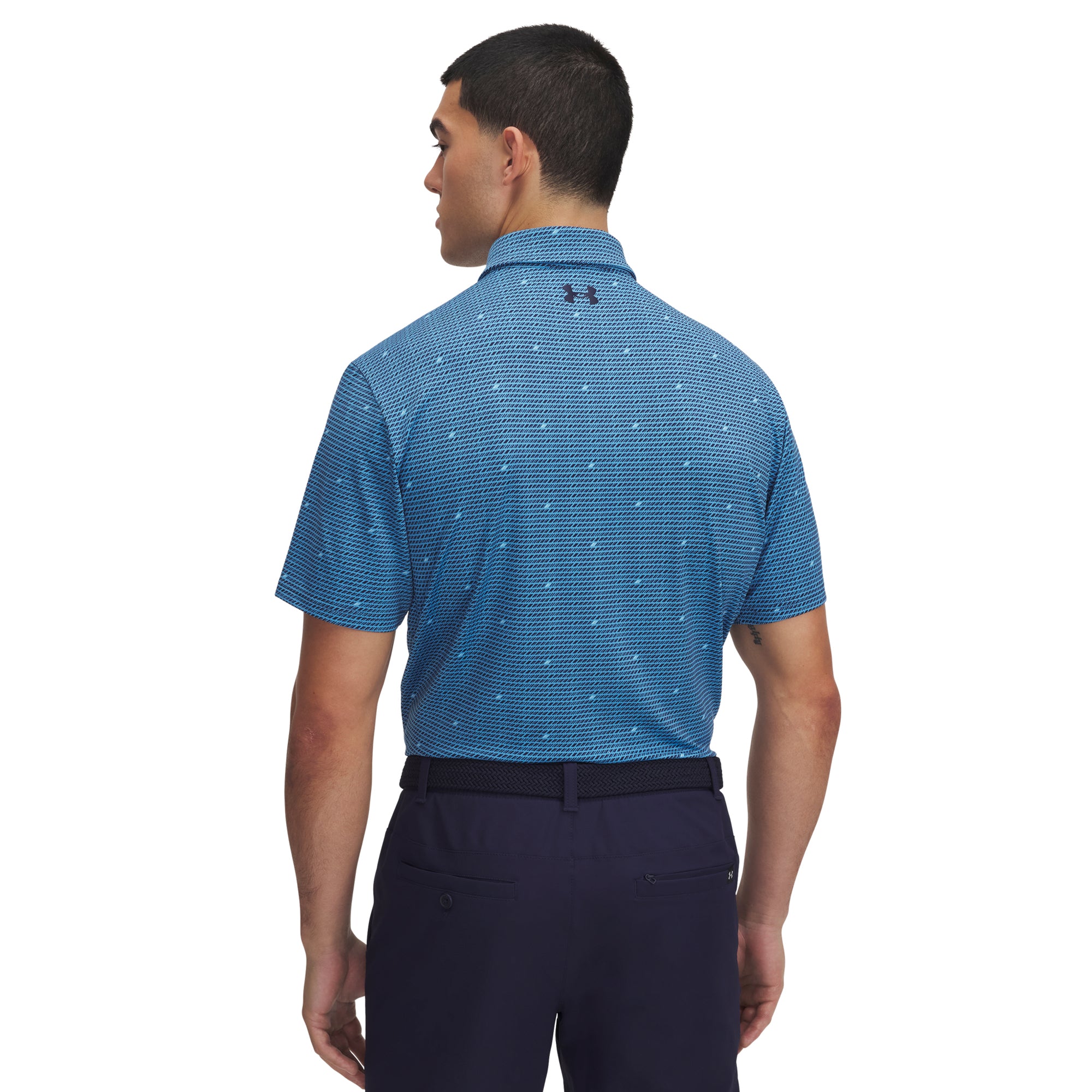 Under Armour Golf Playoff 3.0 Printed Shirt Ether Blue/Stream 452