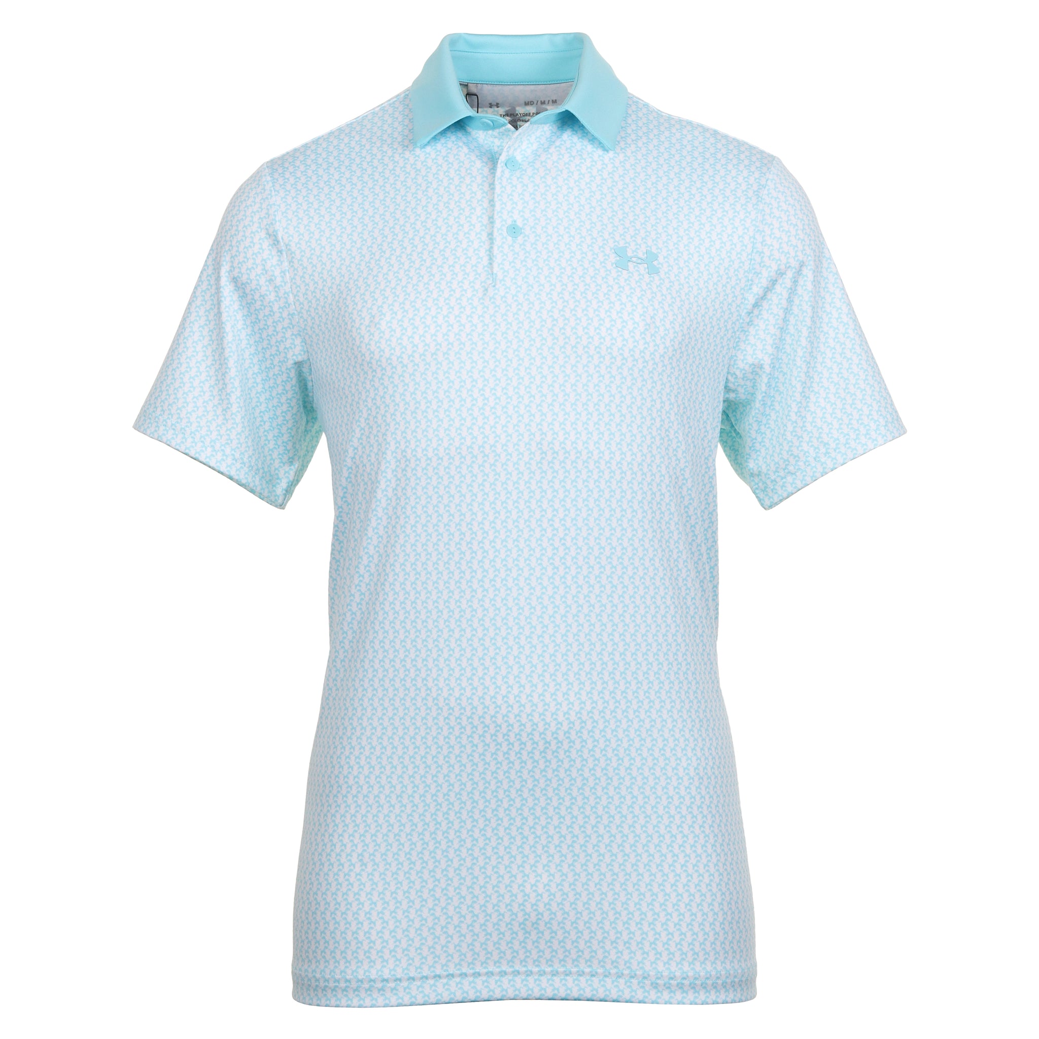 Under Armour Golf Playoff 3.0 Shirt 1378677 Sky Blue White 914