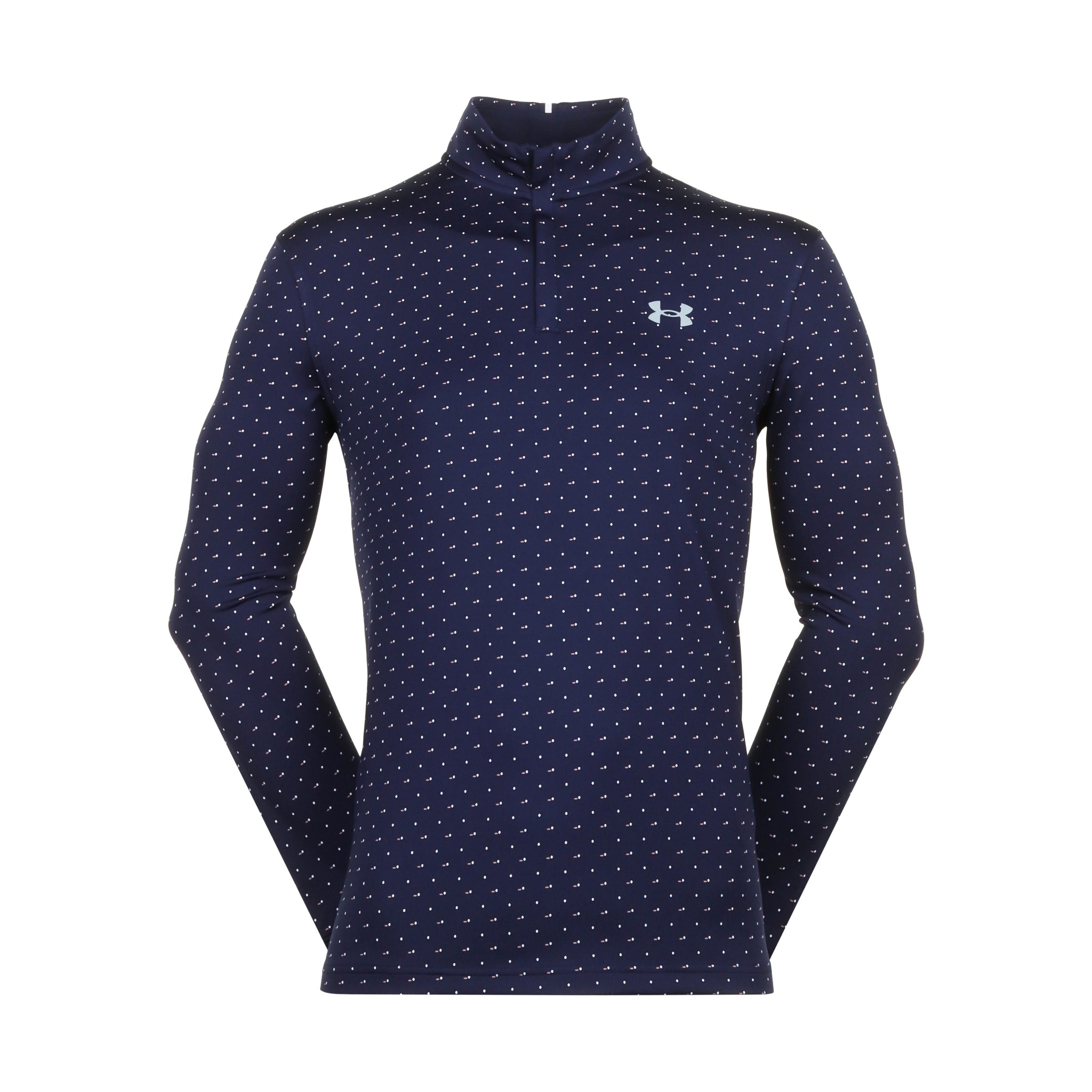 Under Armour Golf Playoff Novelty 1/4 Zip Midnight Navy 411