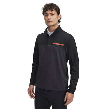 Under Armour Golf T2G 1/4 Zip Black/Anthracite/Fire