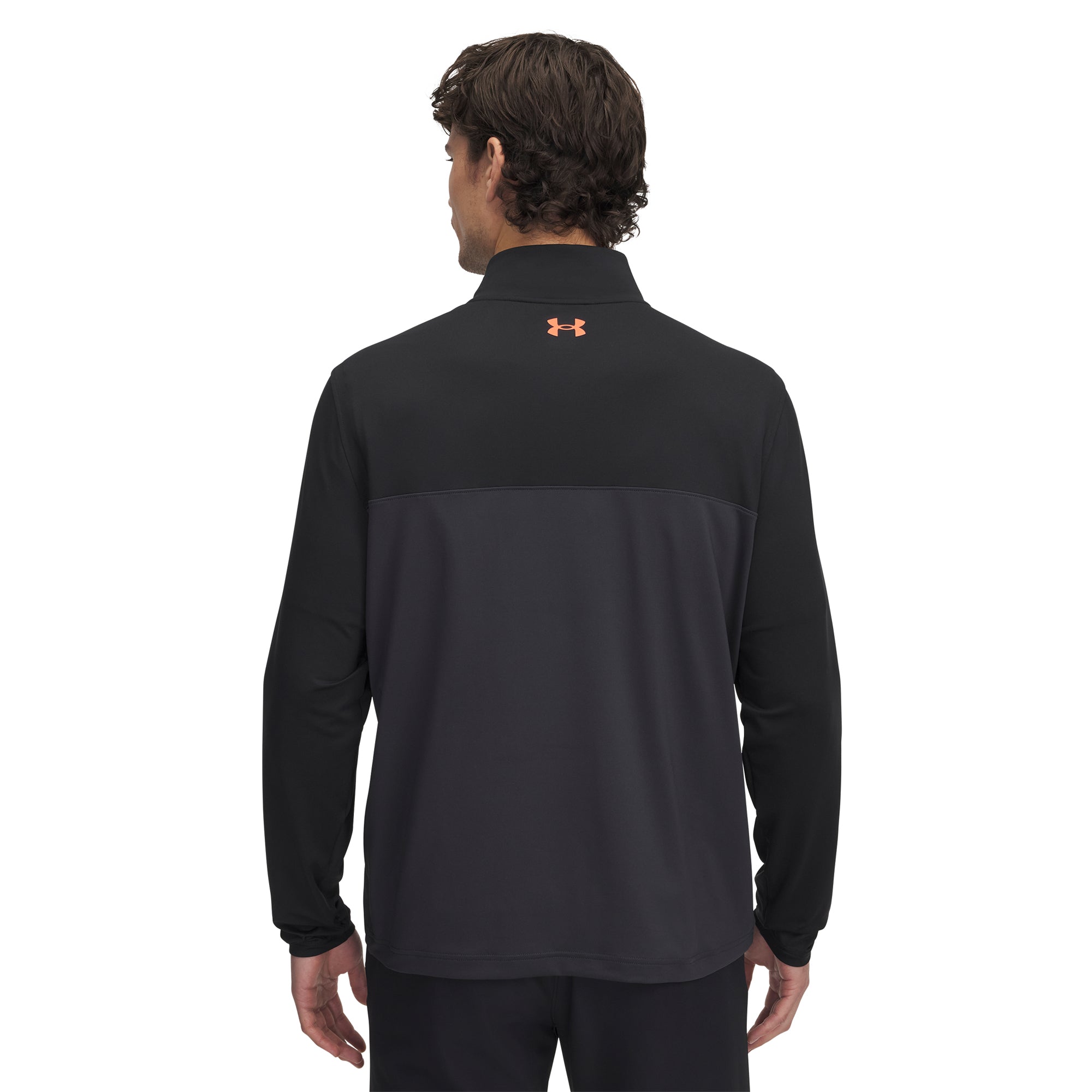 Under Armour Golf T2G 1/4 Zip Black/Anthracite/Fire