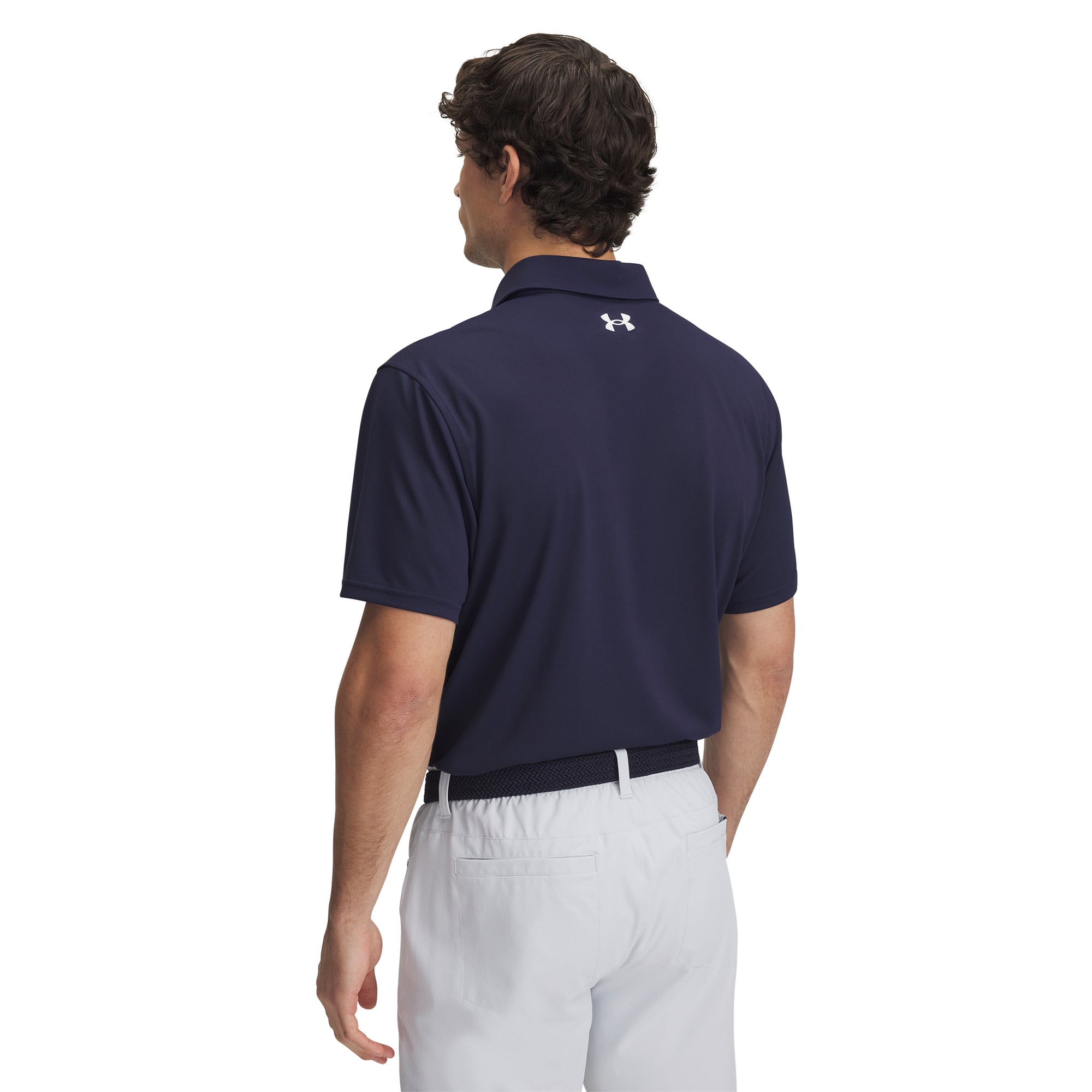 Under Armour Golf T2G Pique Shirt Midnight Navy/White 410