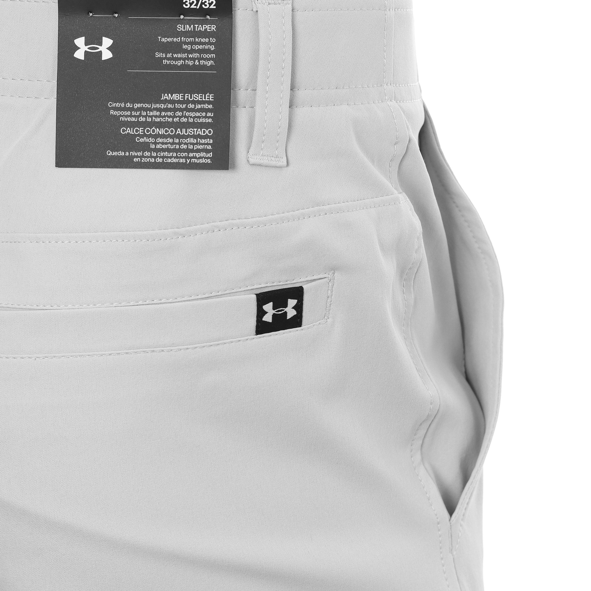 Under Armour Golf UA Drive Tapered Slim Pants 1364410 Halo Grey 014 ...