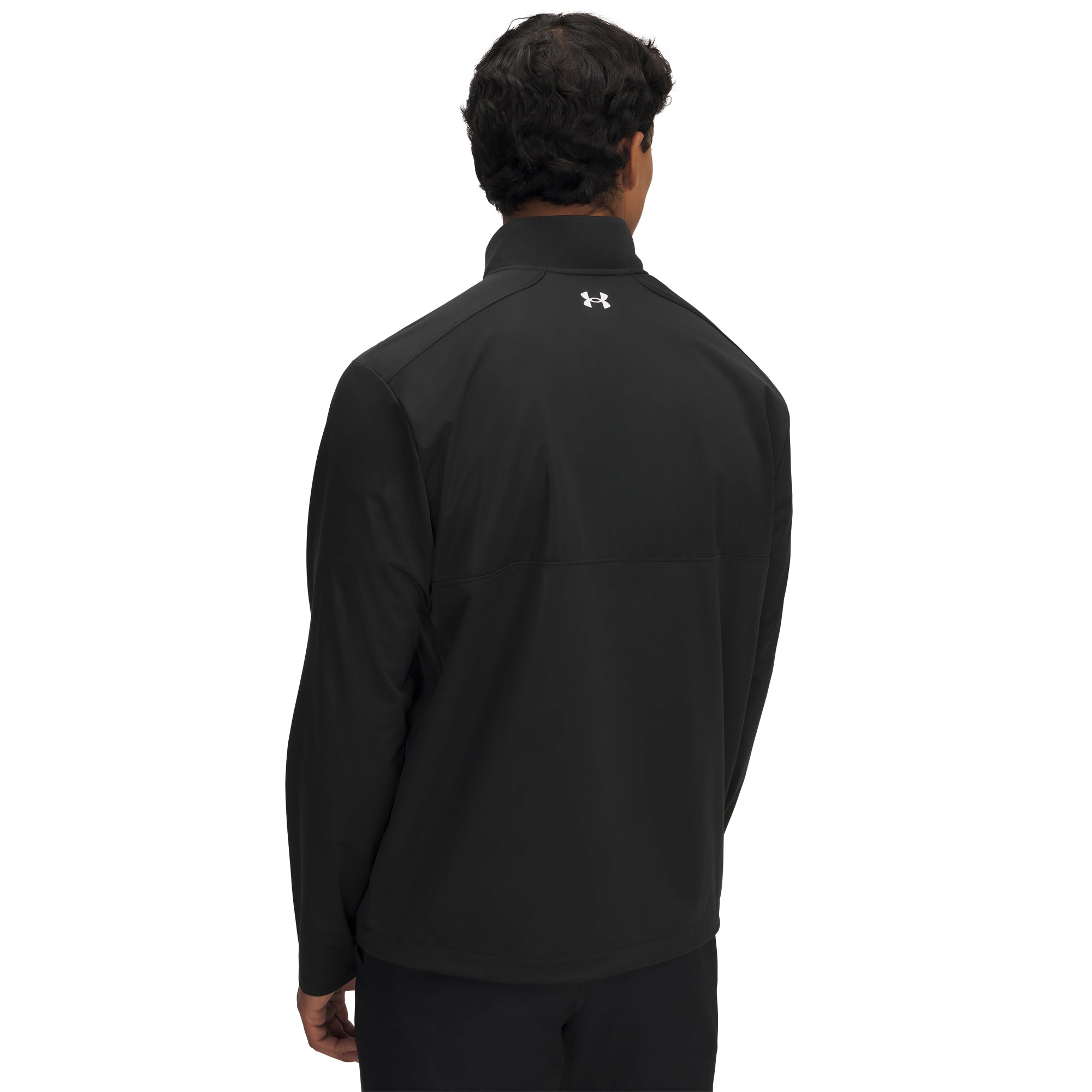 Under Armour Golf UA Drive Wind 1/2 Zip Black/White 001