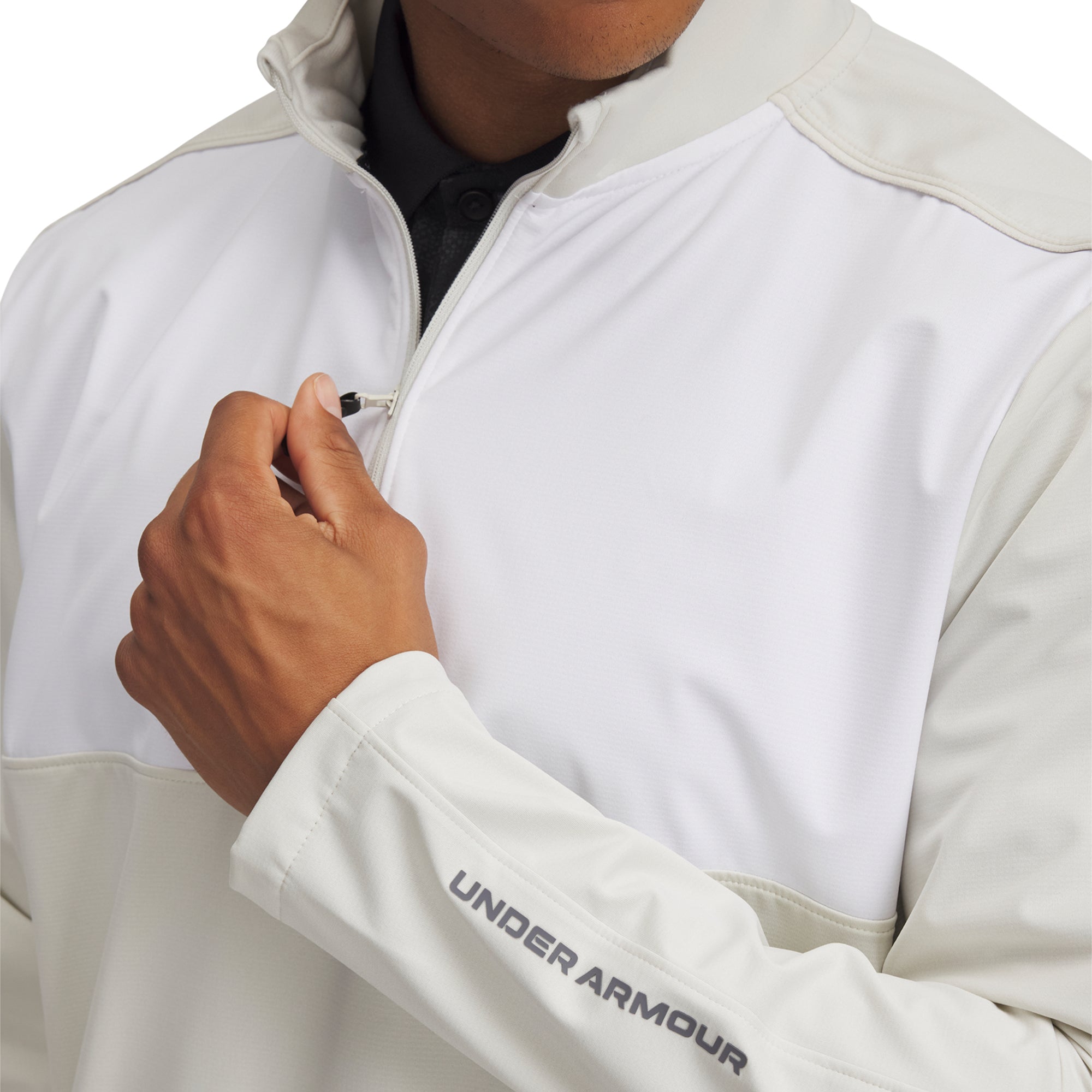 Under Armour Golf UA Drive Wind 1/2 Zip Summit White/Castlerock 110