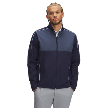 Under Armour Golf UA Drive Wind Full Zip Midnight Navy/Downpour Grey 410