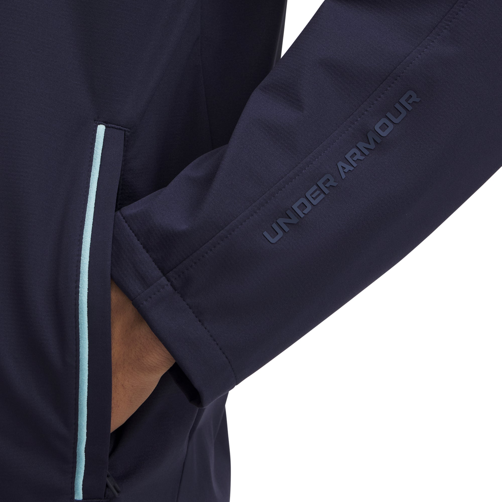 Under Armour Golf UA Drive Wind Full Zip Midnight Navy/Downpour Grey 410