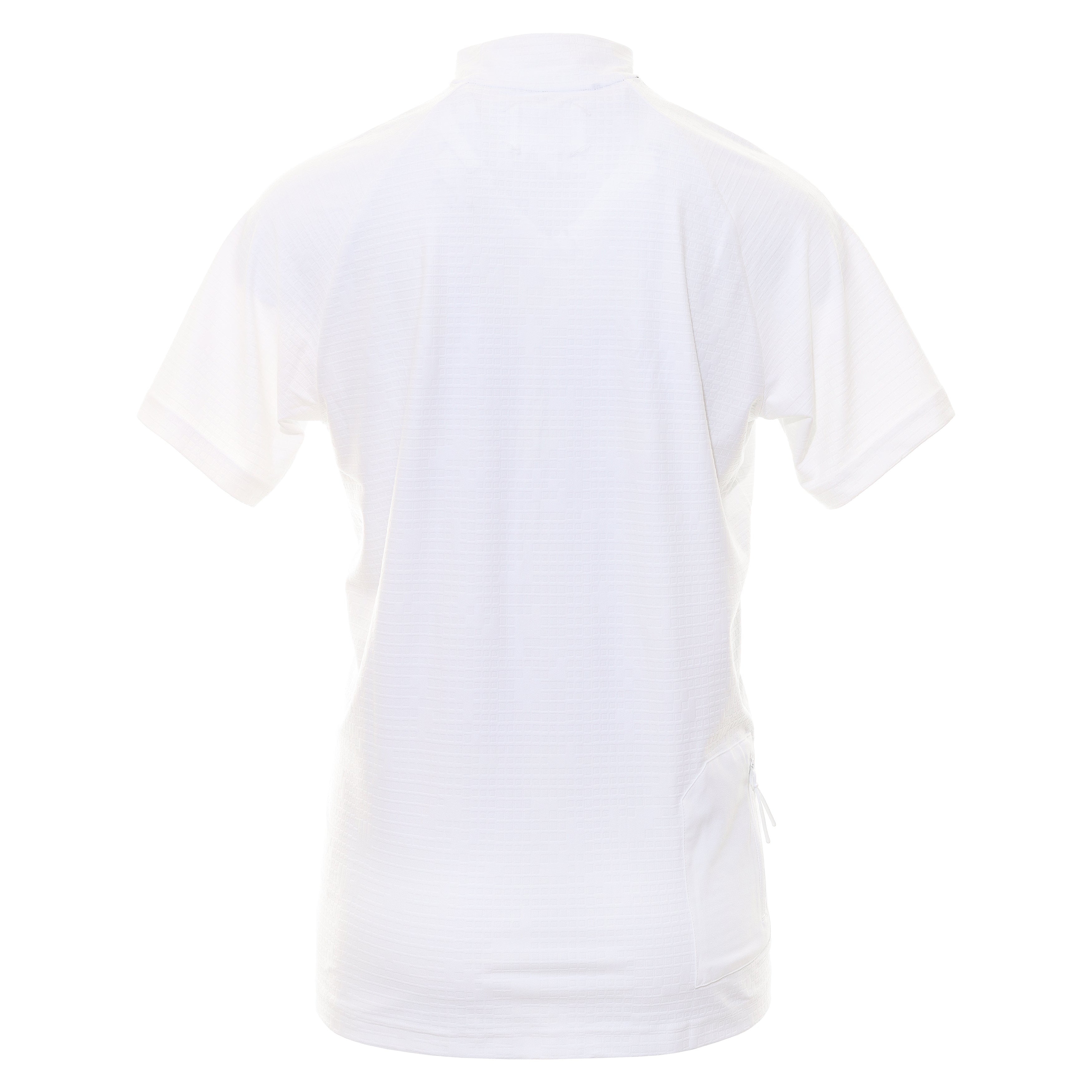 adidas Golf Adicross Shirt IB1975 White & Function18 | Restrictedgs