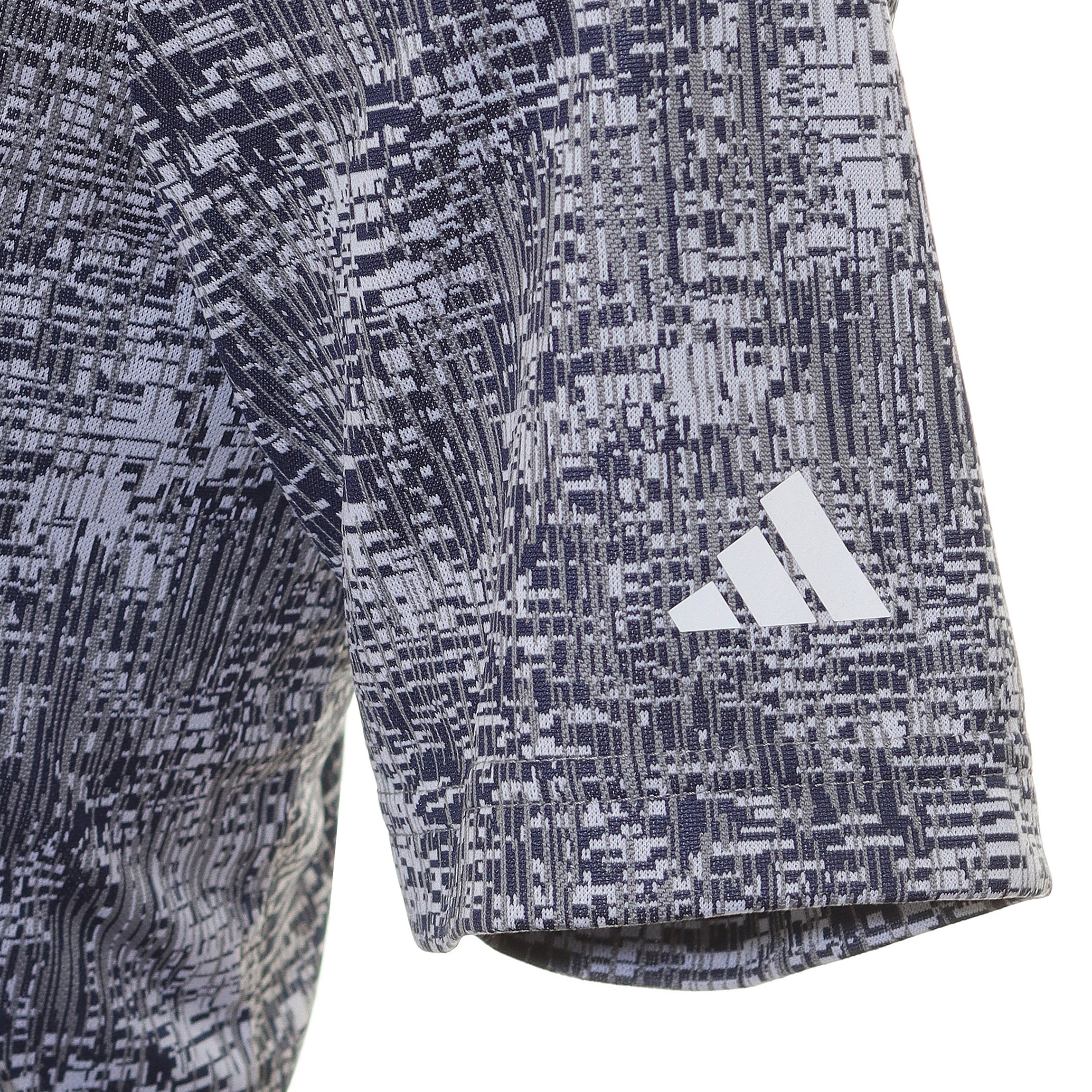 adidas Golf Aerial Jacquard Shirt HZ0442 Grey Three Function18