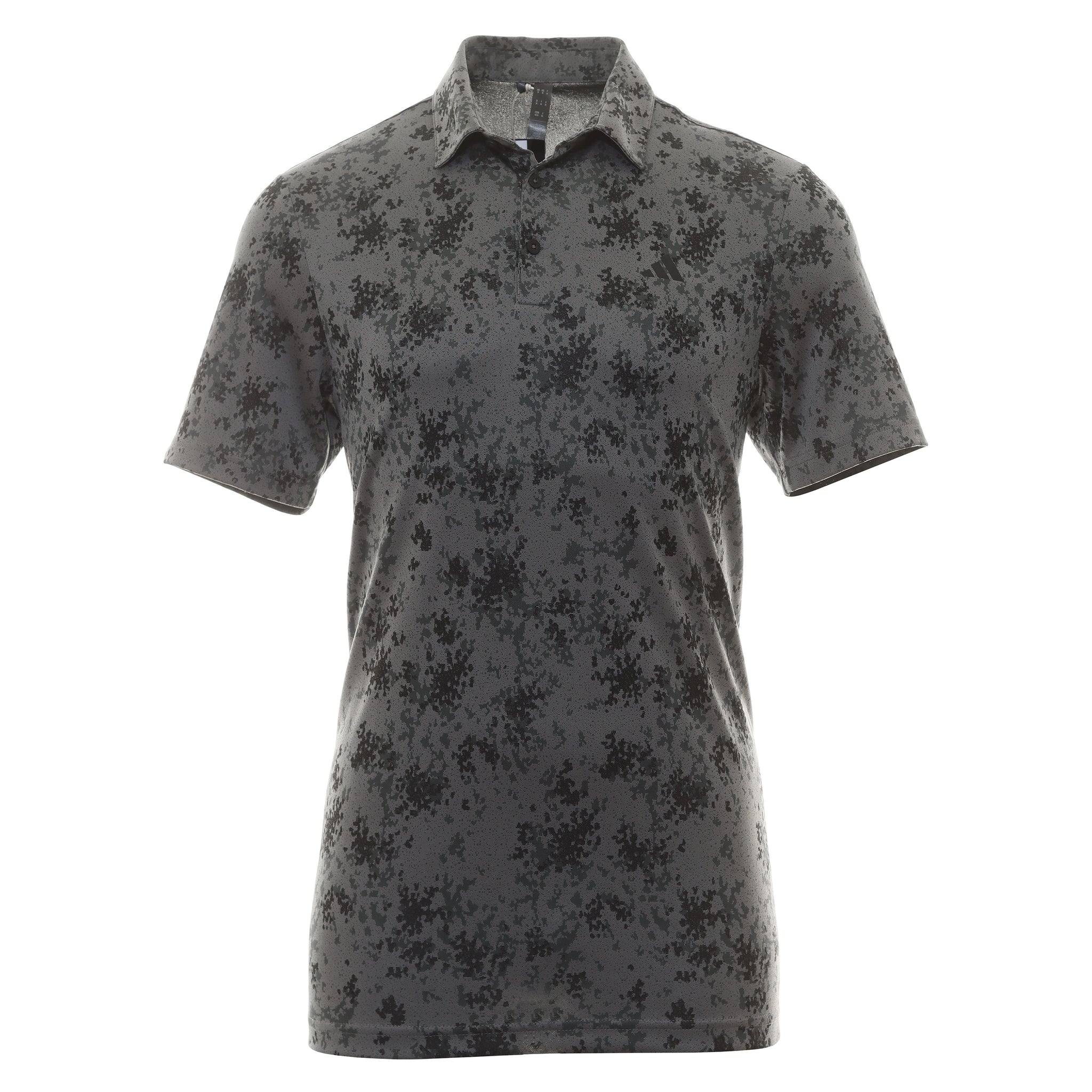 adidas Golf Burst Jacquard Shirt HZ0429 Black & Function18 | Restrictedgs