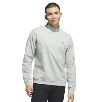 adidas Golf Elevated 1/4 Zip Wonder Silver  