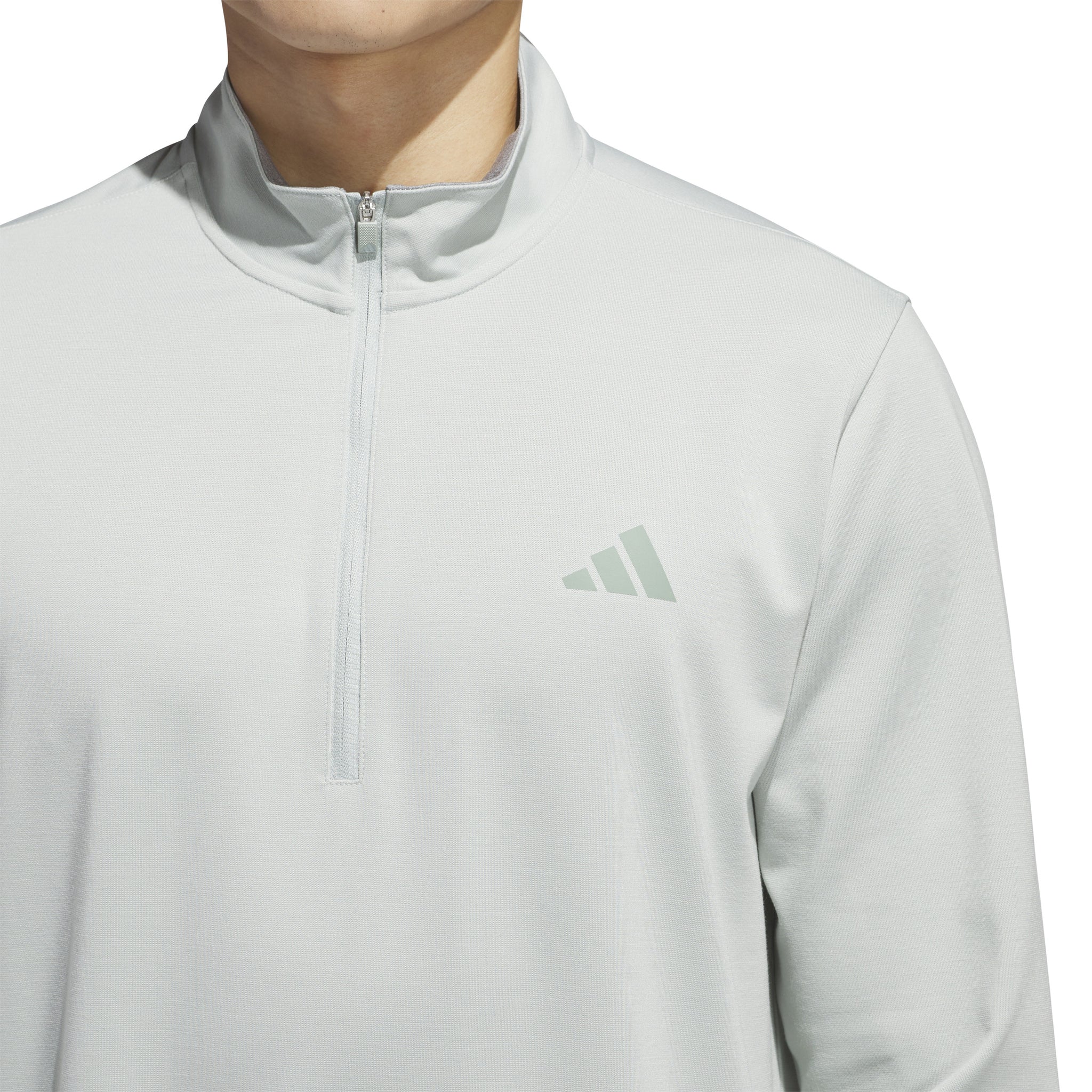 adidas Golf Elevated 1/4 Zip Wonder Silver  