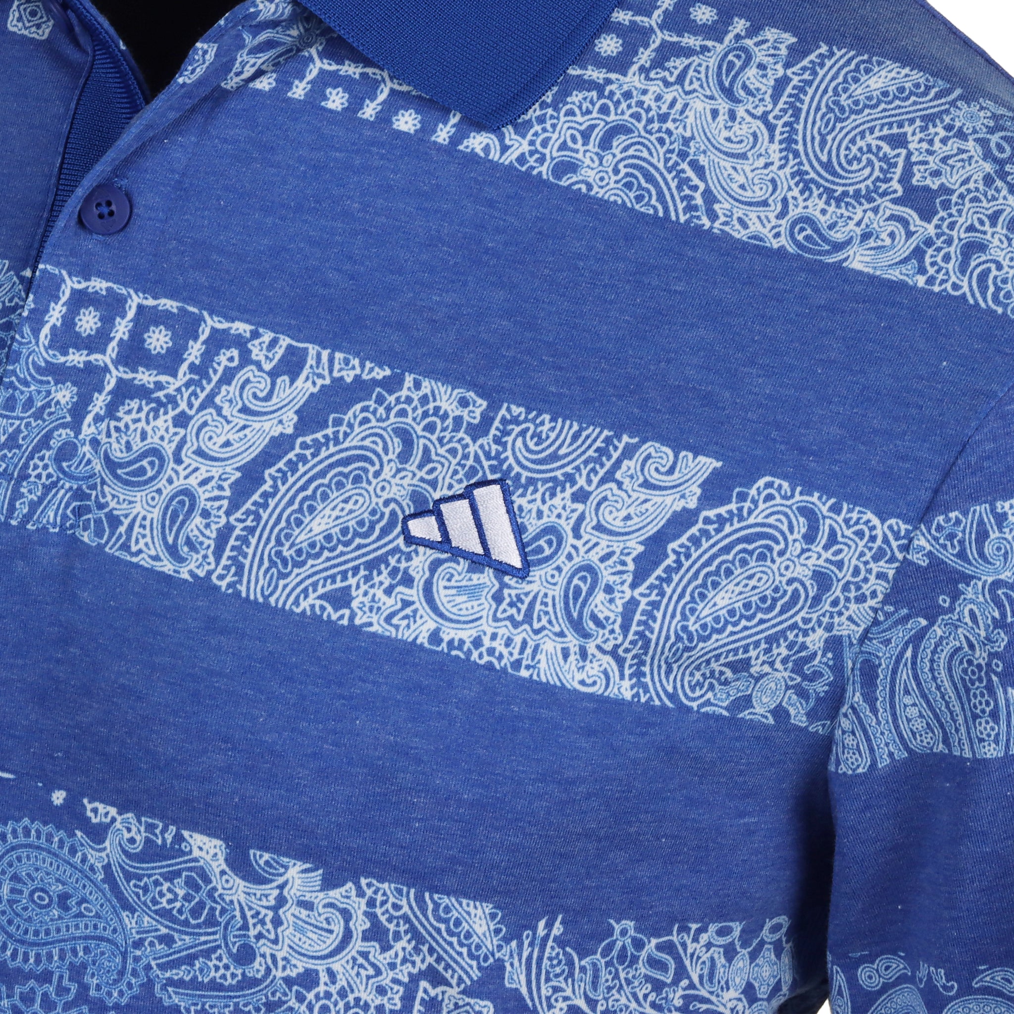 adidas Golf Go-To Printed Shirt Collegiate Royal 