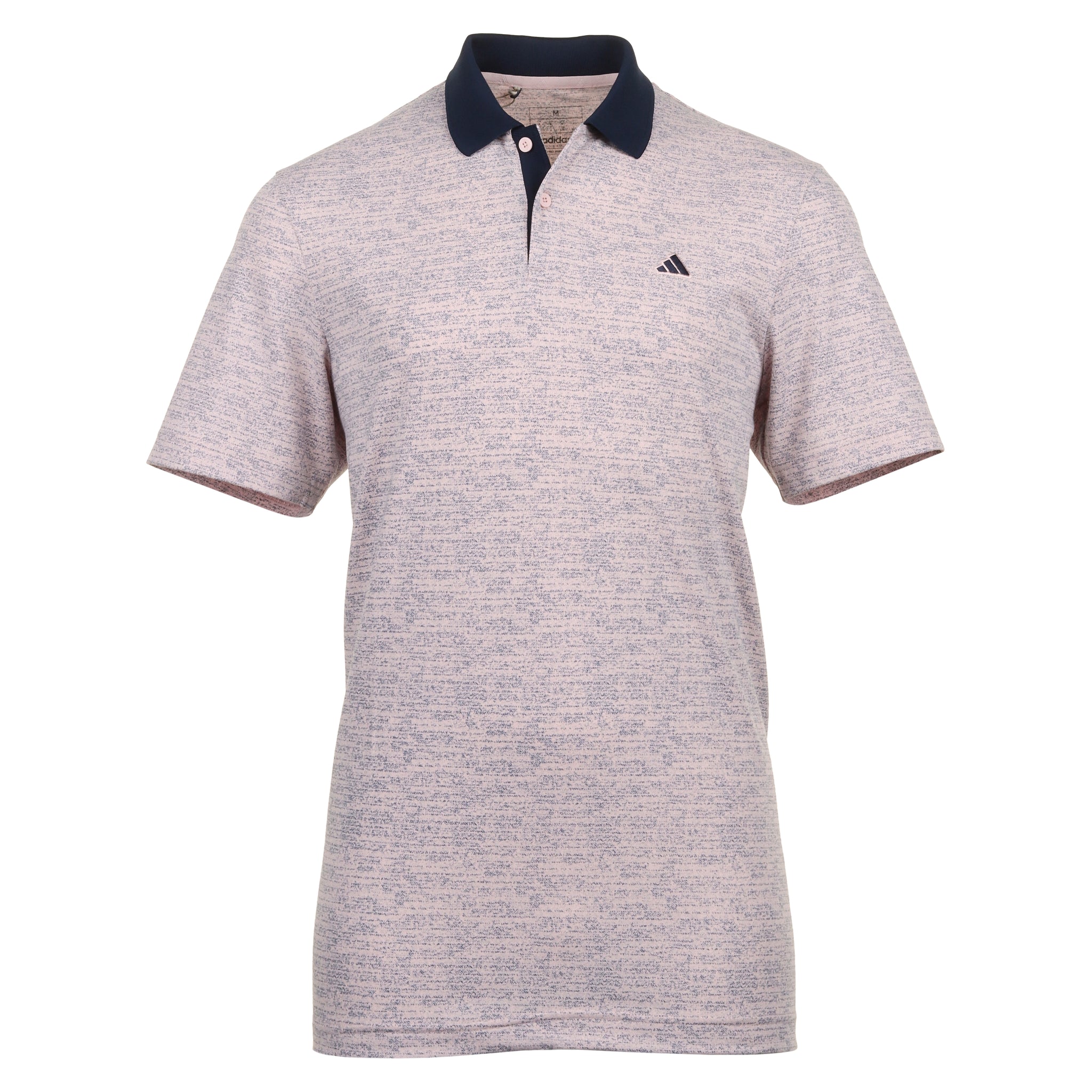 adidas Golf Go-To Printed Shirt Sandy Pink Melange