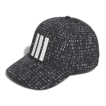 adidas Golf Tour 3-Stripes Print Snapback Cap