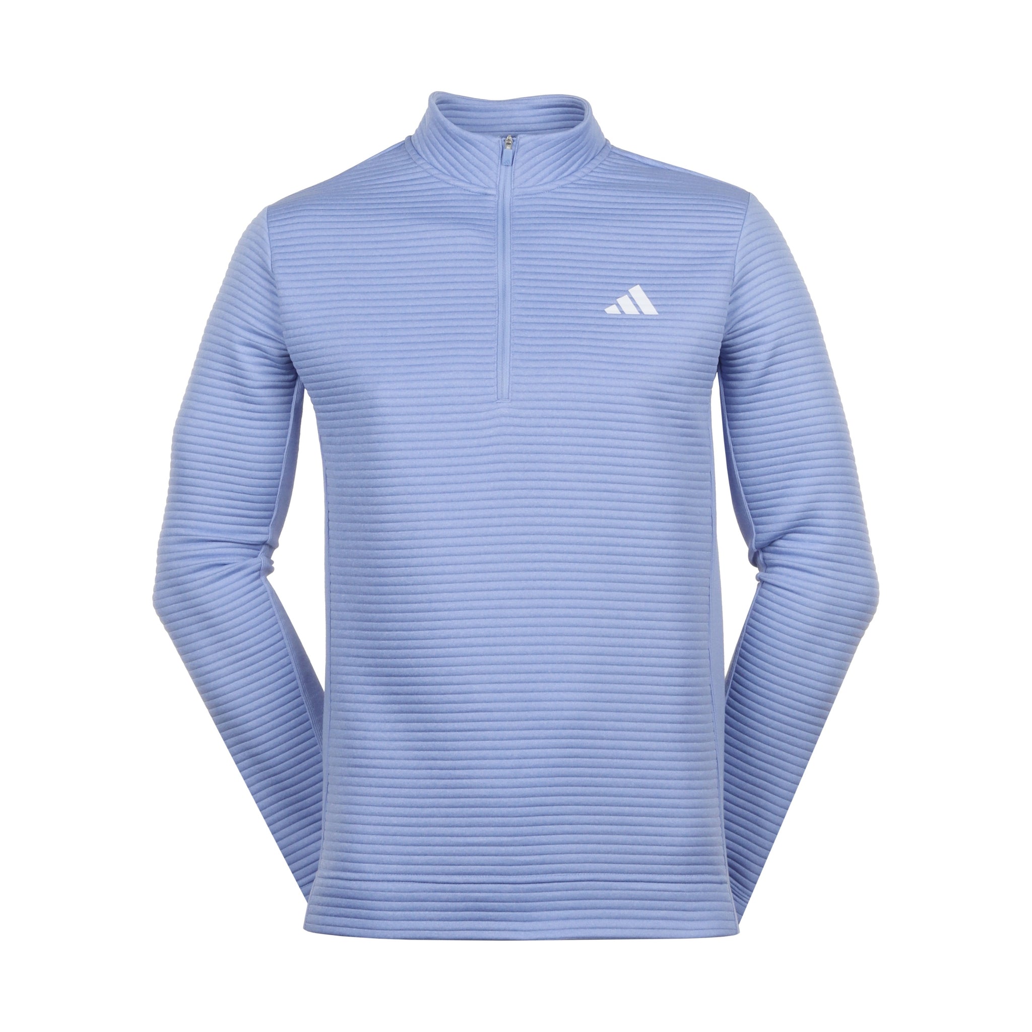 adidas Golf Ultimate365 DWR Textured 1/4 Zip Blue Spark/White