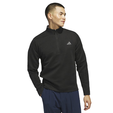 adidas Golf Ultimate365 DWR Textured 1/4 Zip Black