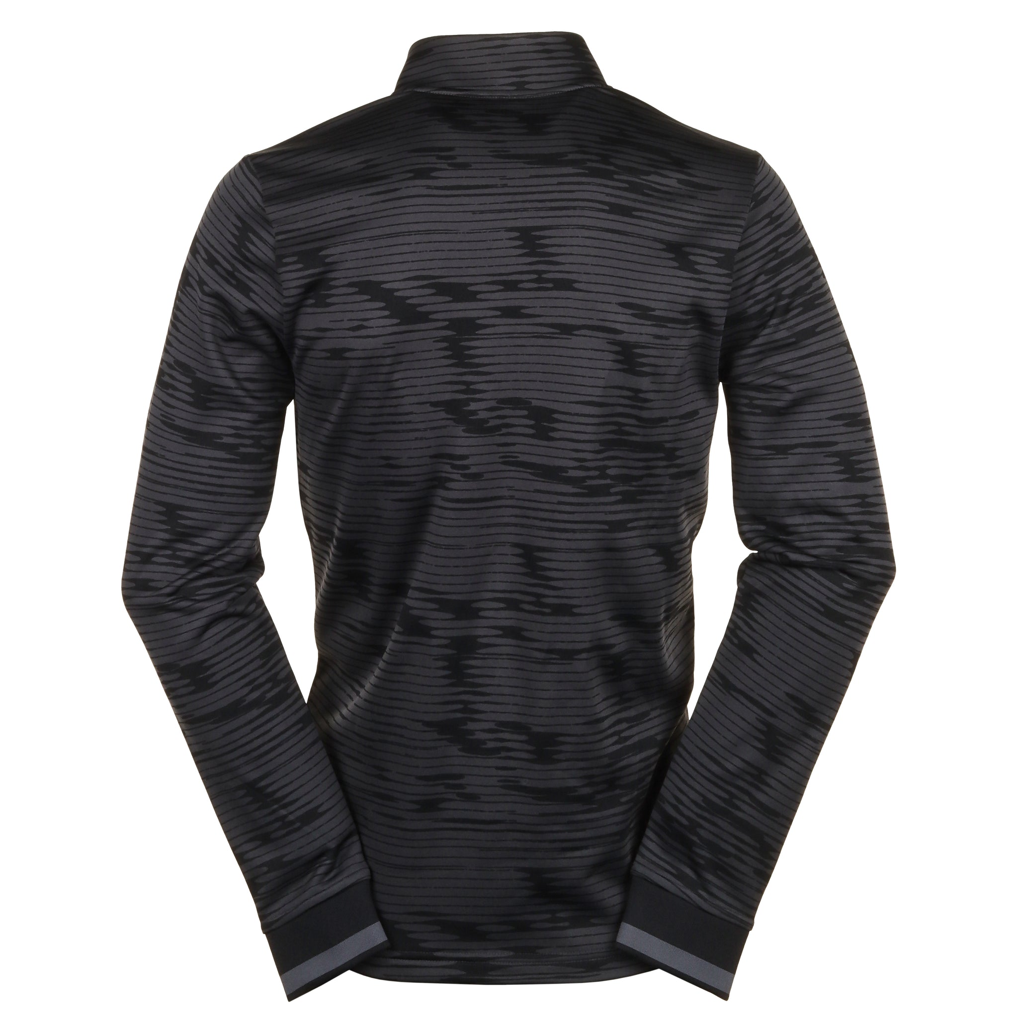 adidas Golf Ultimate365 Linear Stripe 1/4 Zip Carbon/Black