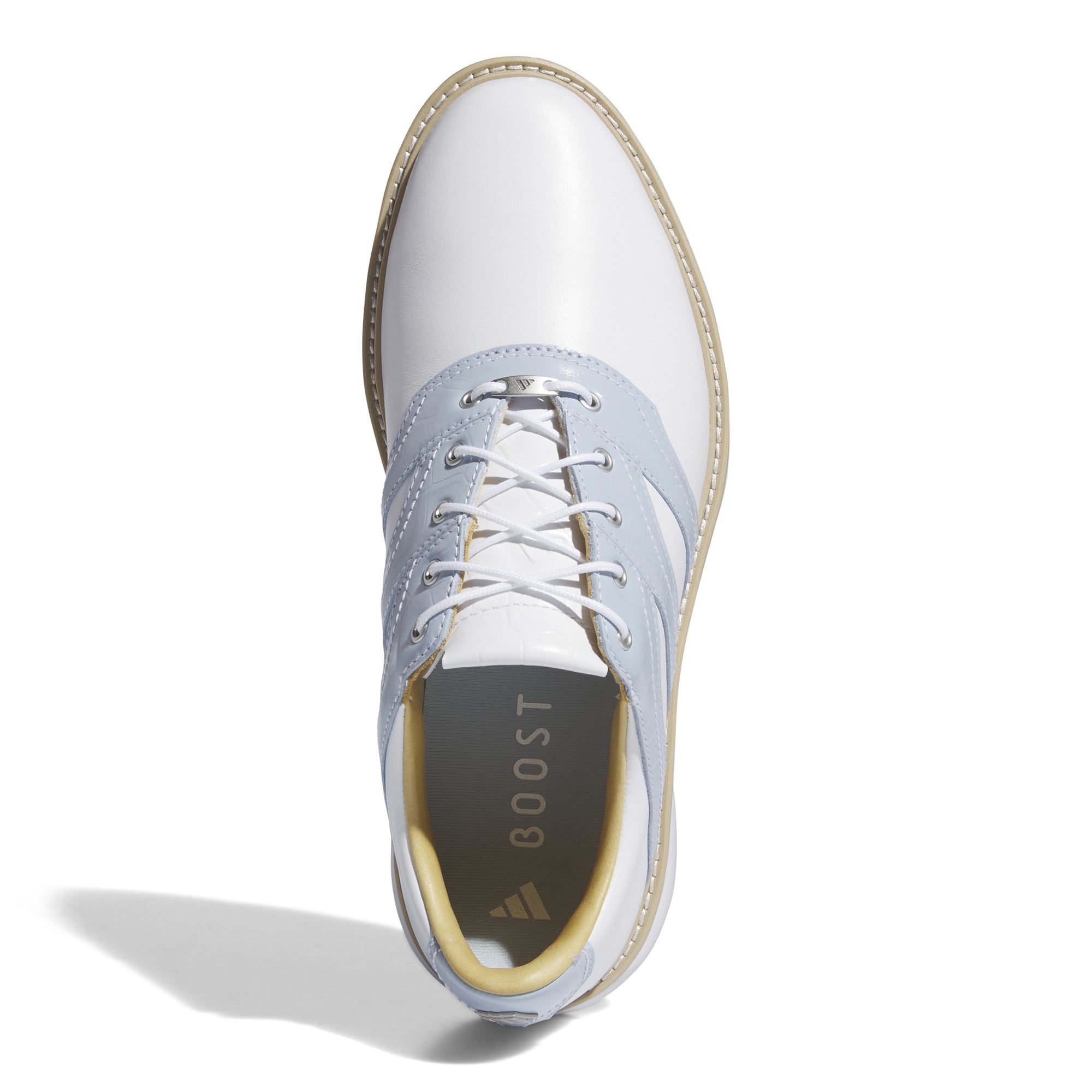 adidas MC Z-Traxion Golf Shoes White/Wonder Blue/Savannah