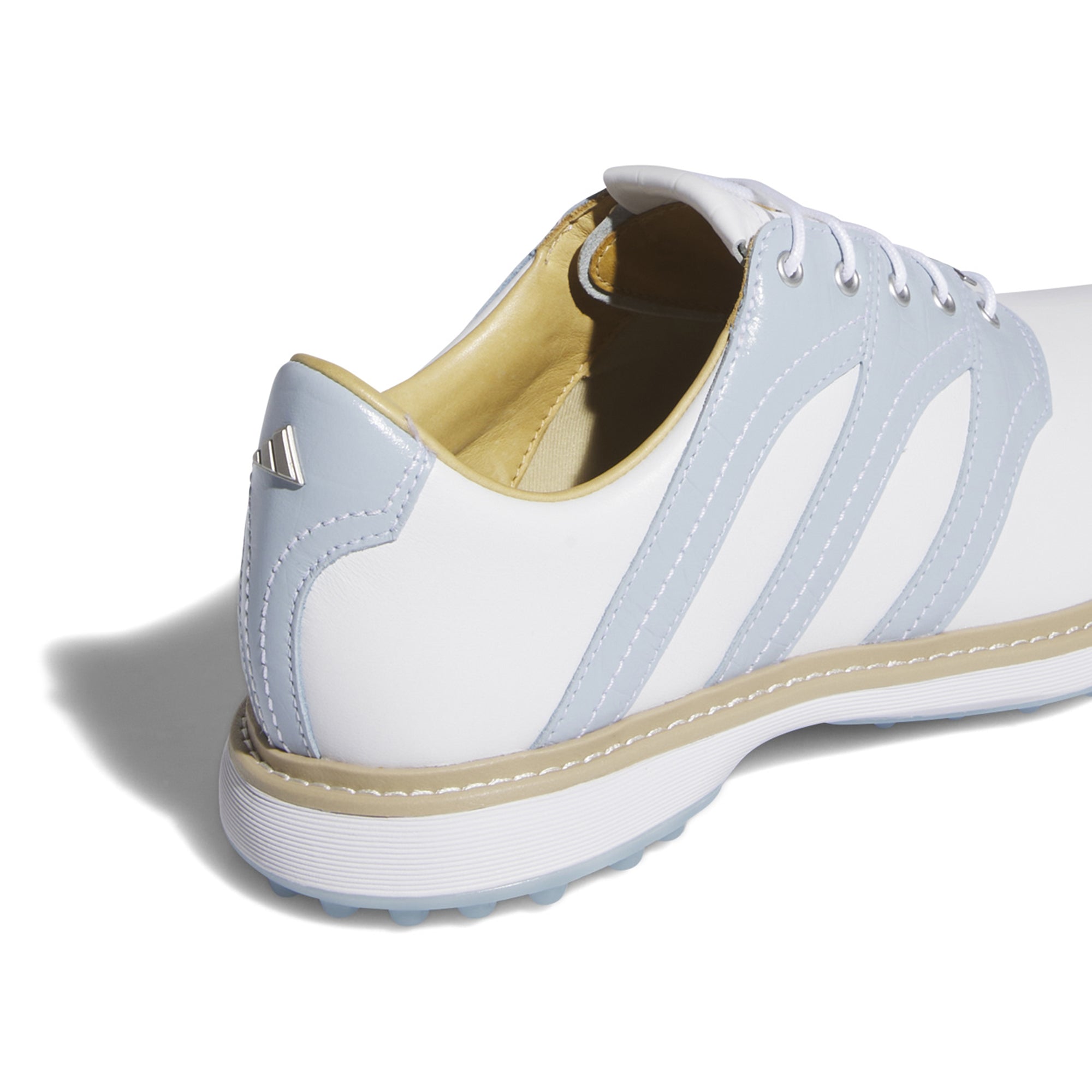 adidas MC Z-Traxion Golf Shoes White/Wonder Blue/Savannah