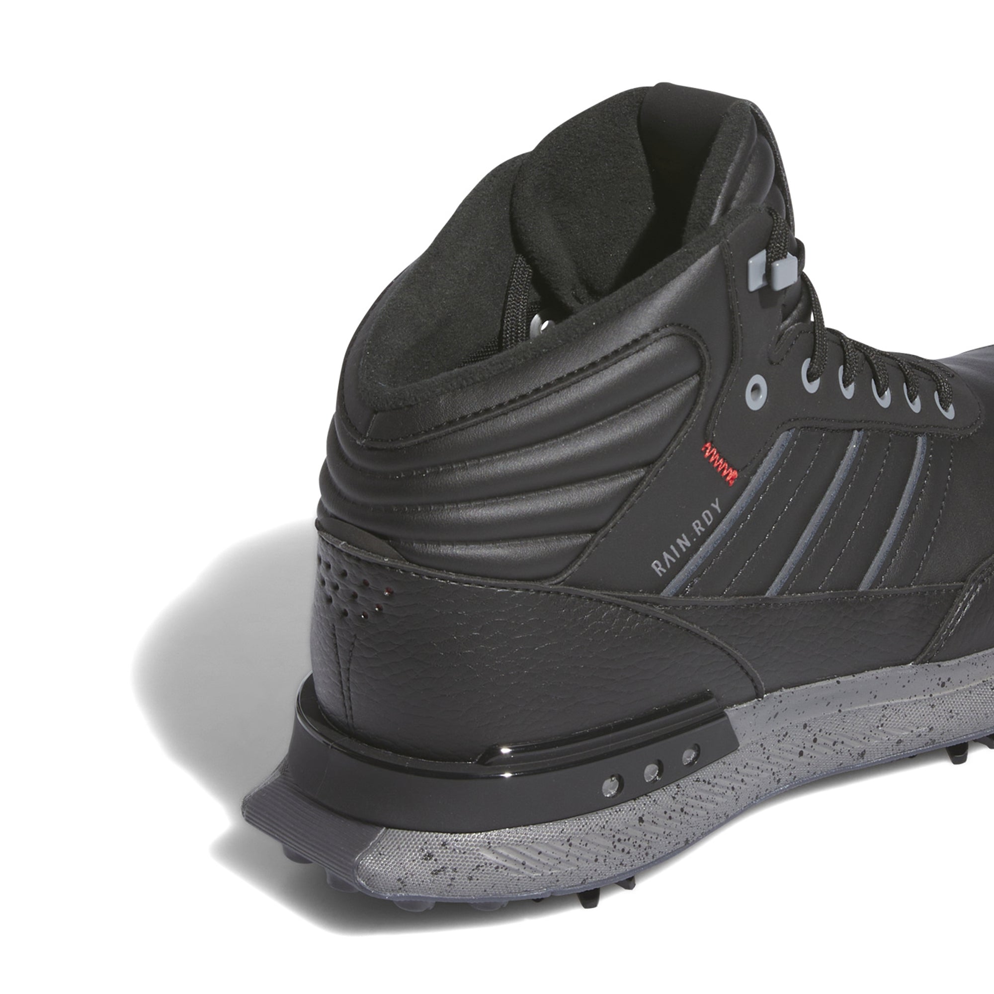 adidas S2G RAIN.RDY Mid Golf Shoes IH5177 Core Black Iron Metallic Better Scarlet Function18