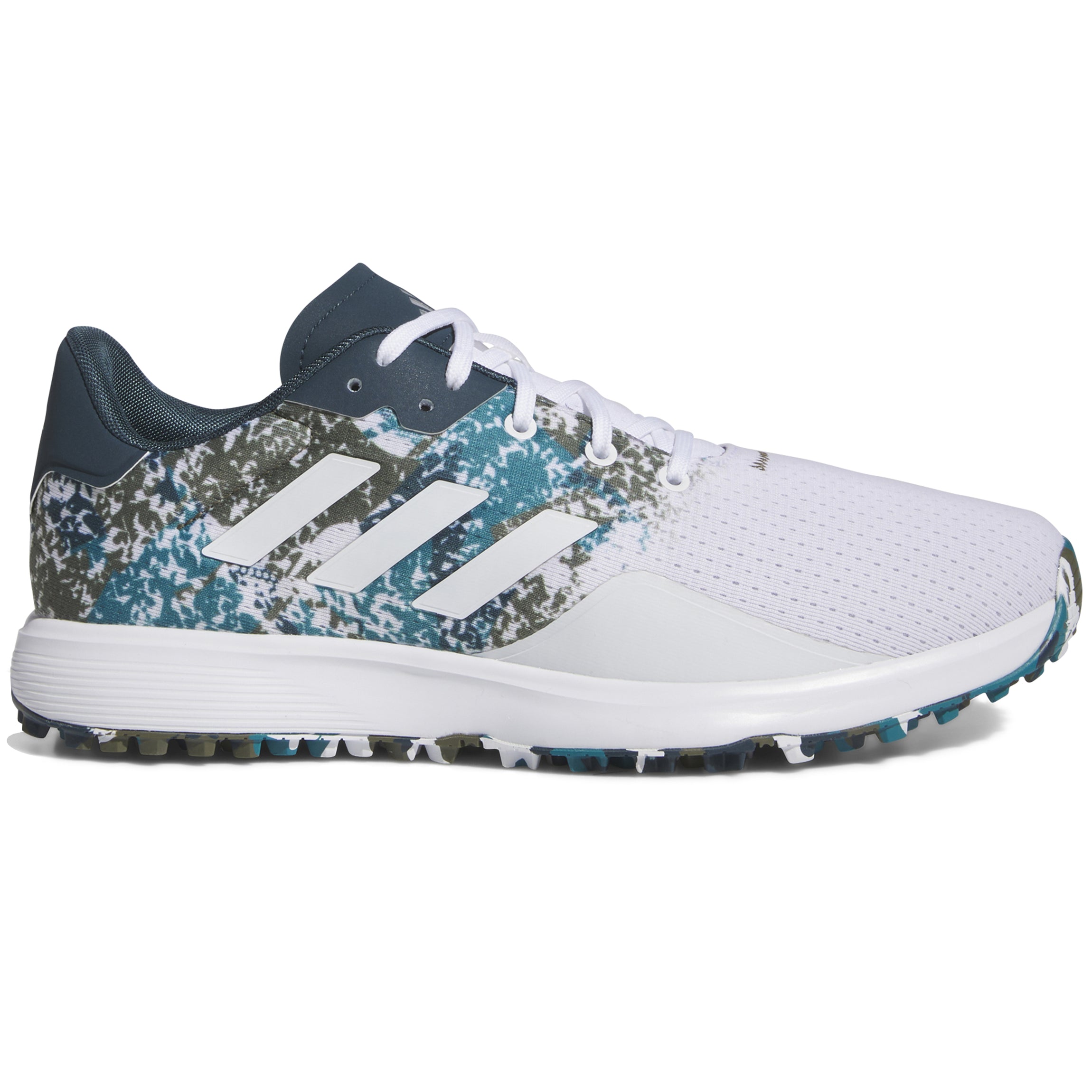 Mens white adidas golf on sale shoes