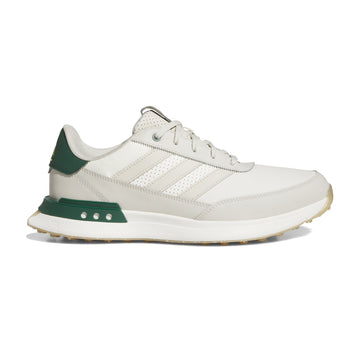 adidas S2G 24 Leather Spikeless Golf Shoes Off White/Alumina/Green