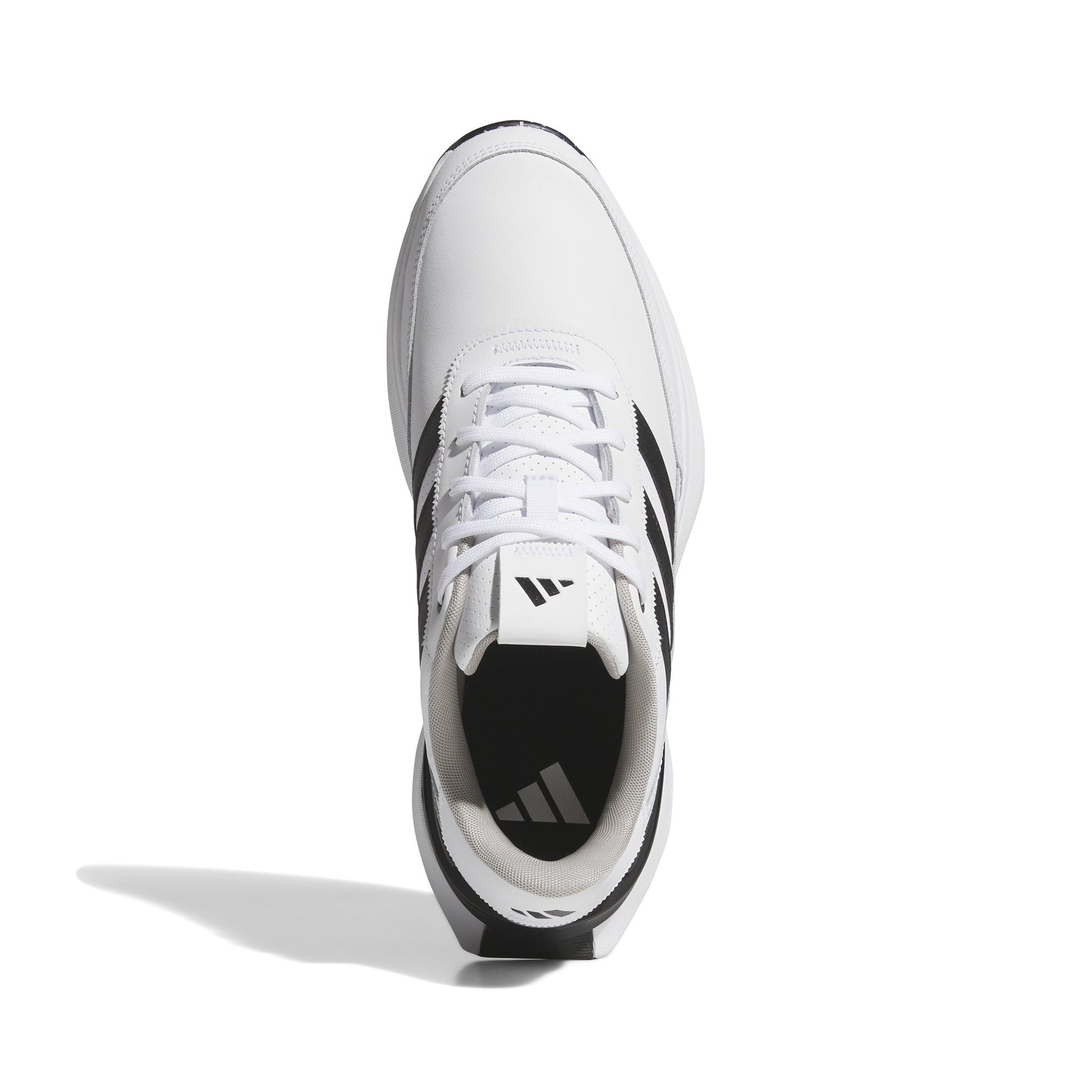 adidas S2G 24 Leather Spikeless Golf Shoes White/Black/Grey Two