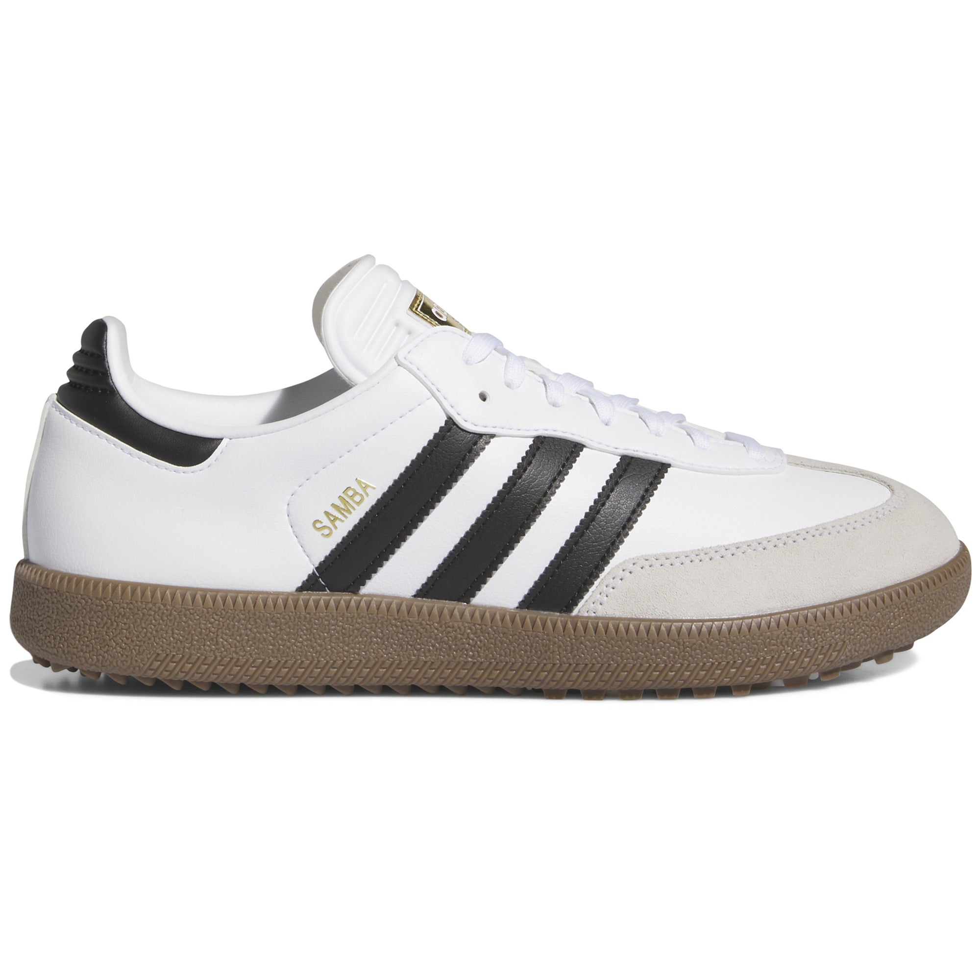 adidas Samba Spikeless Golf Shoes IH5167 White Black Gum 5 & Function18 ...