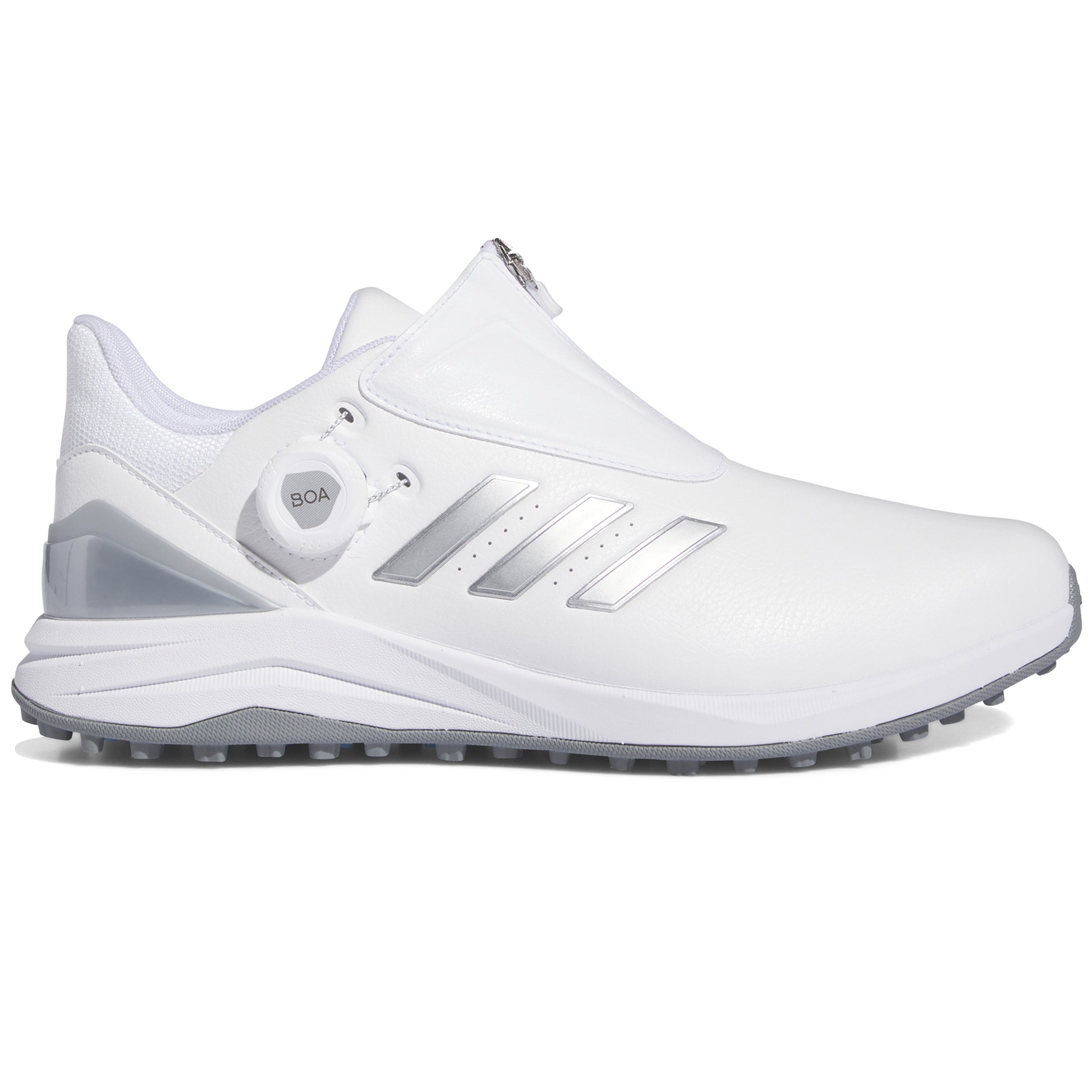 adidas Solarmotion 24 BOA Golf Shoes IF0284 White Silver Metallic Blue ...